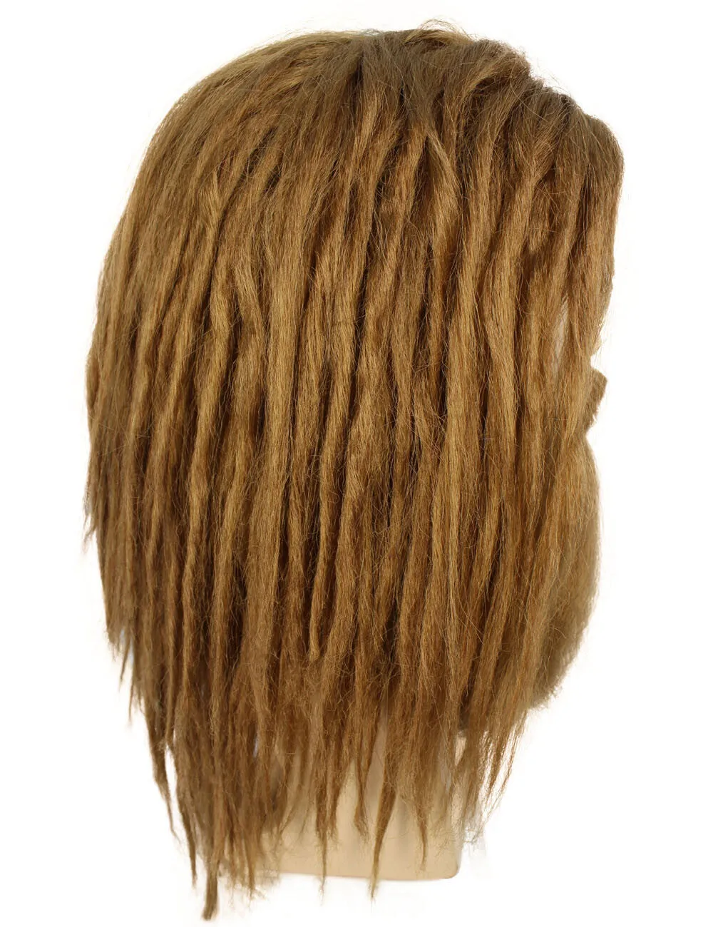 Adult Men's Brown Dreadlock Wig with Beard Set| Perfect for Halloween| Flame-retardant Synthetic Fiber