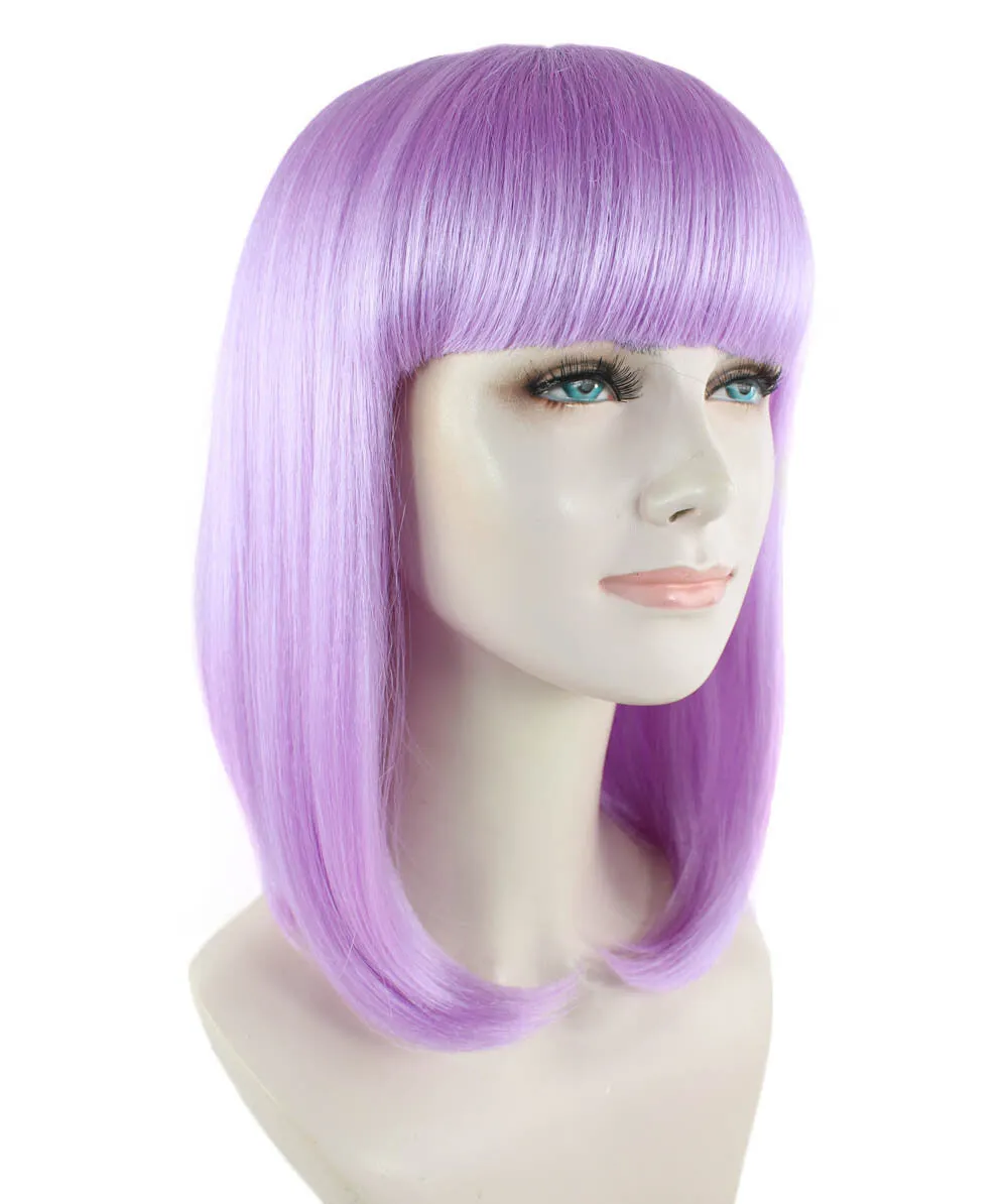 Adult Women's Glamour Bob Medium Cosplay Wig | Perfect for Halloween | Flame-retardant Synthetic Fiber