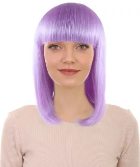 Adult Women's Glamour Bob Medium Cosplay Wig | Perfect for Halloween | Flame-retardant Synthetic Fiber