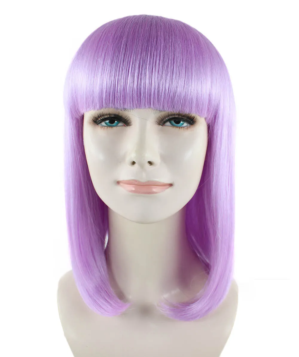 Adult Women's Glamour Bob Medium Cosplay Wig | Perfect for Halloween | Flame-retardant Synthetic Fiber