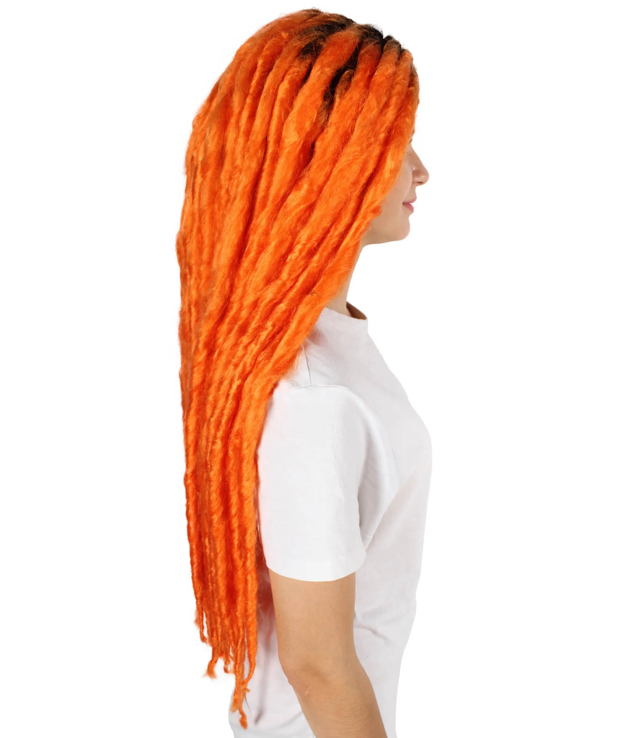 Adult Women's Long Dreadlocks Wig - Multiple Color Options.