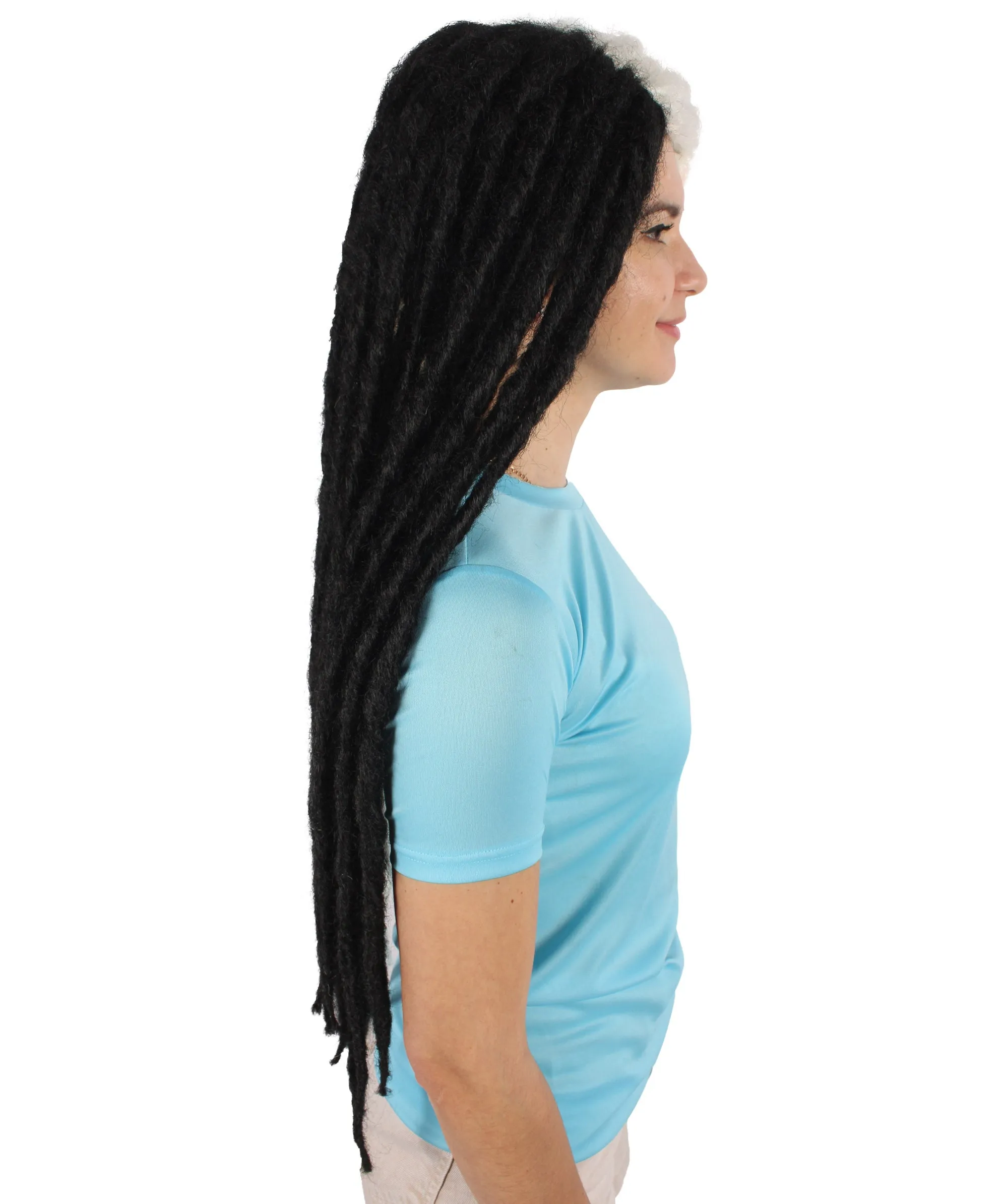 Adult Women's Long Dreadlocks Wig - Multiple Color Options.