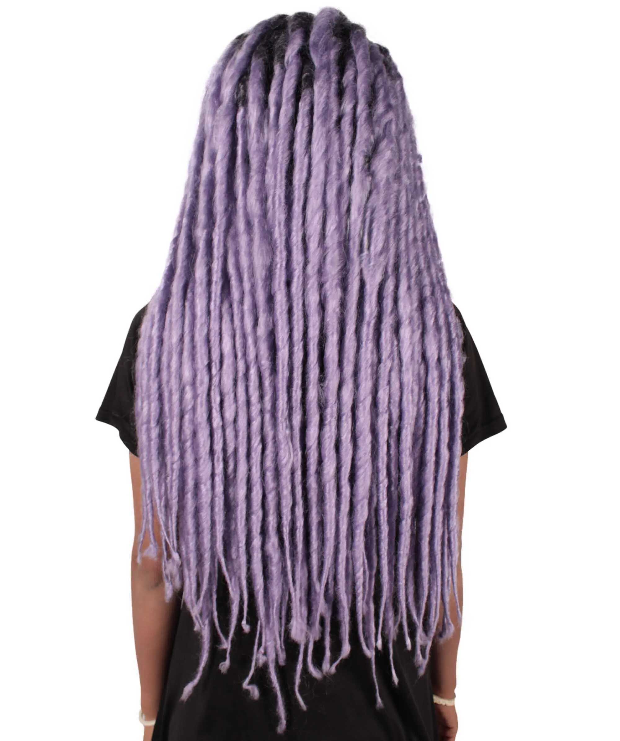 Adult Women's Long Dreadlocks Wig - Multiple Color Options.