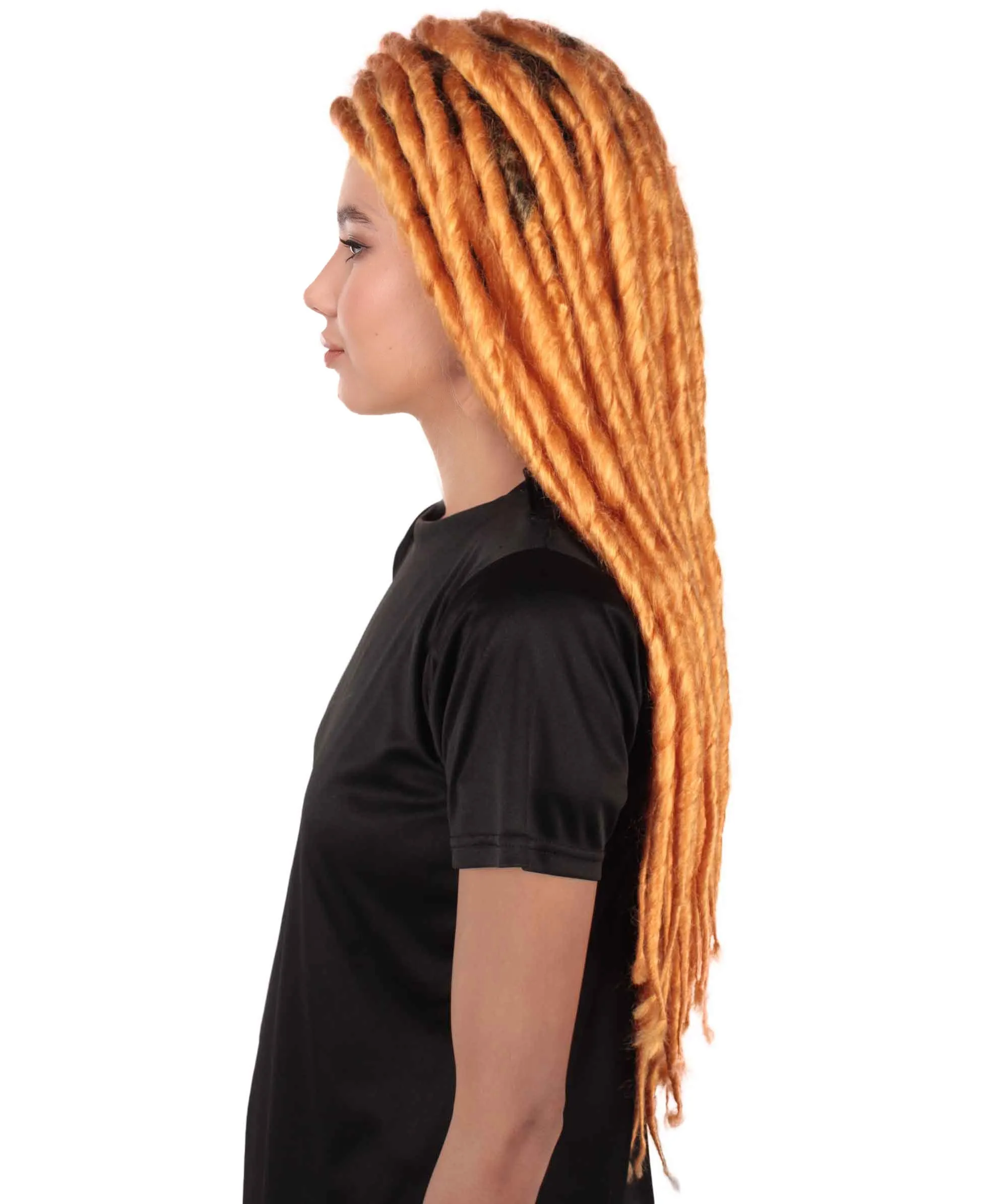 Adult Women's Long Dreadlocks Wig - Multiple Color Options.