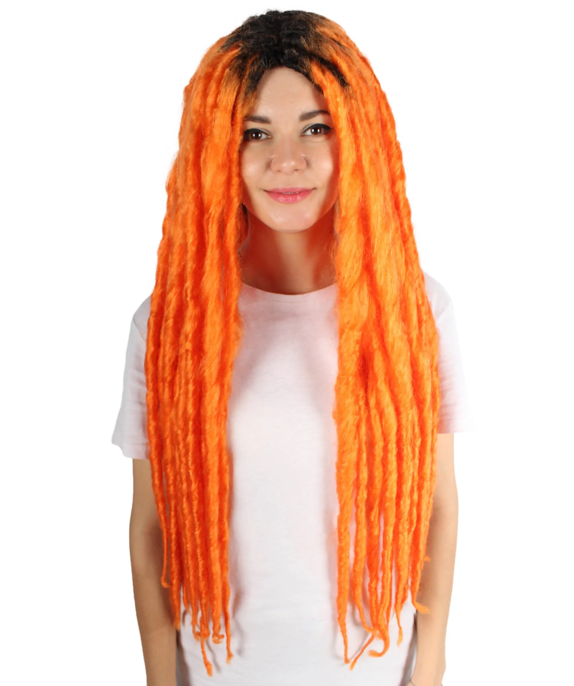 Adult Women's Long Dreadlocks Wig - Multiple Color Options.