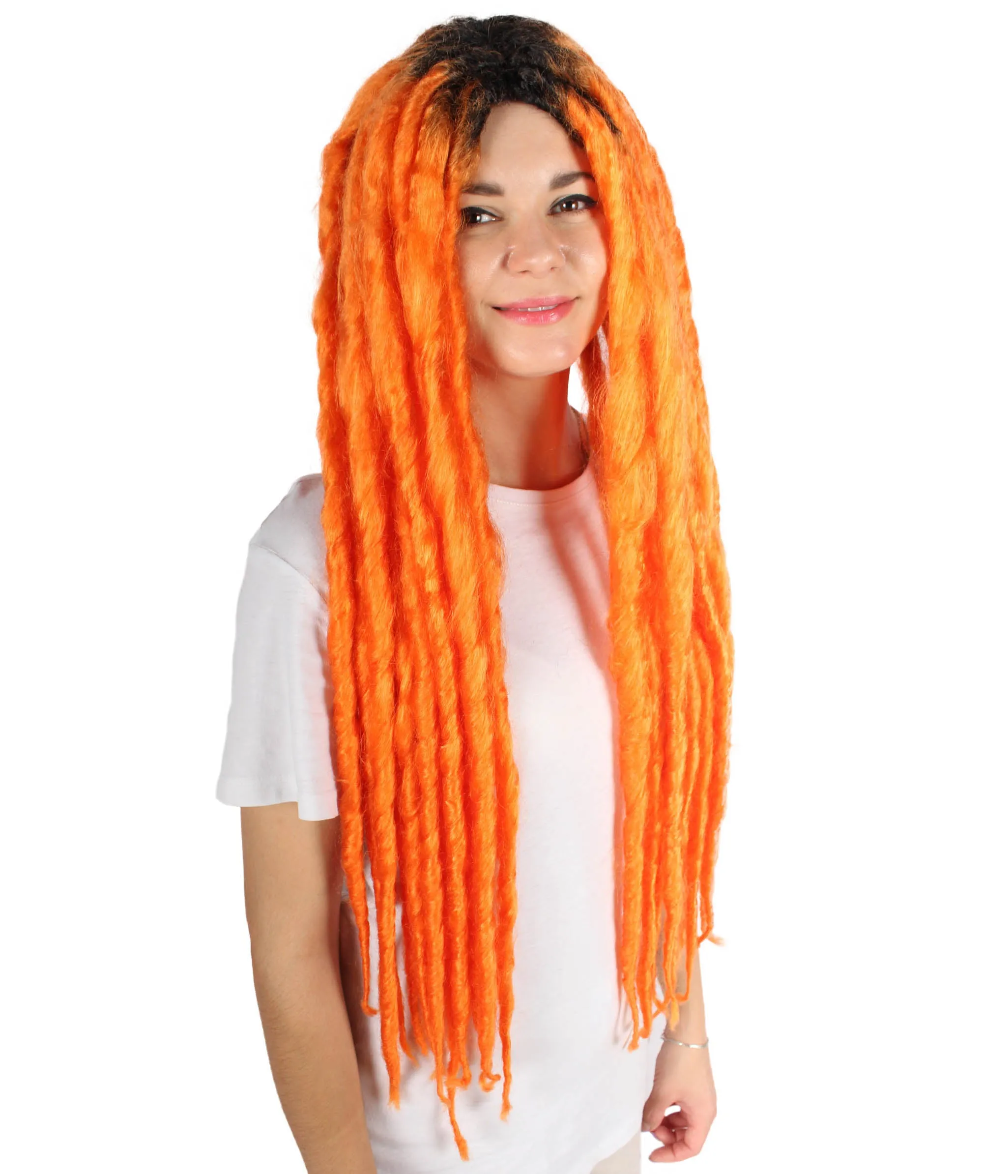 Adult Women's Long Dreadlocks Wig - Multiple Color Options.