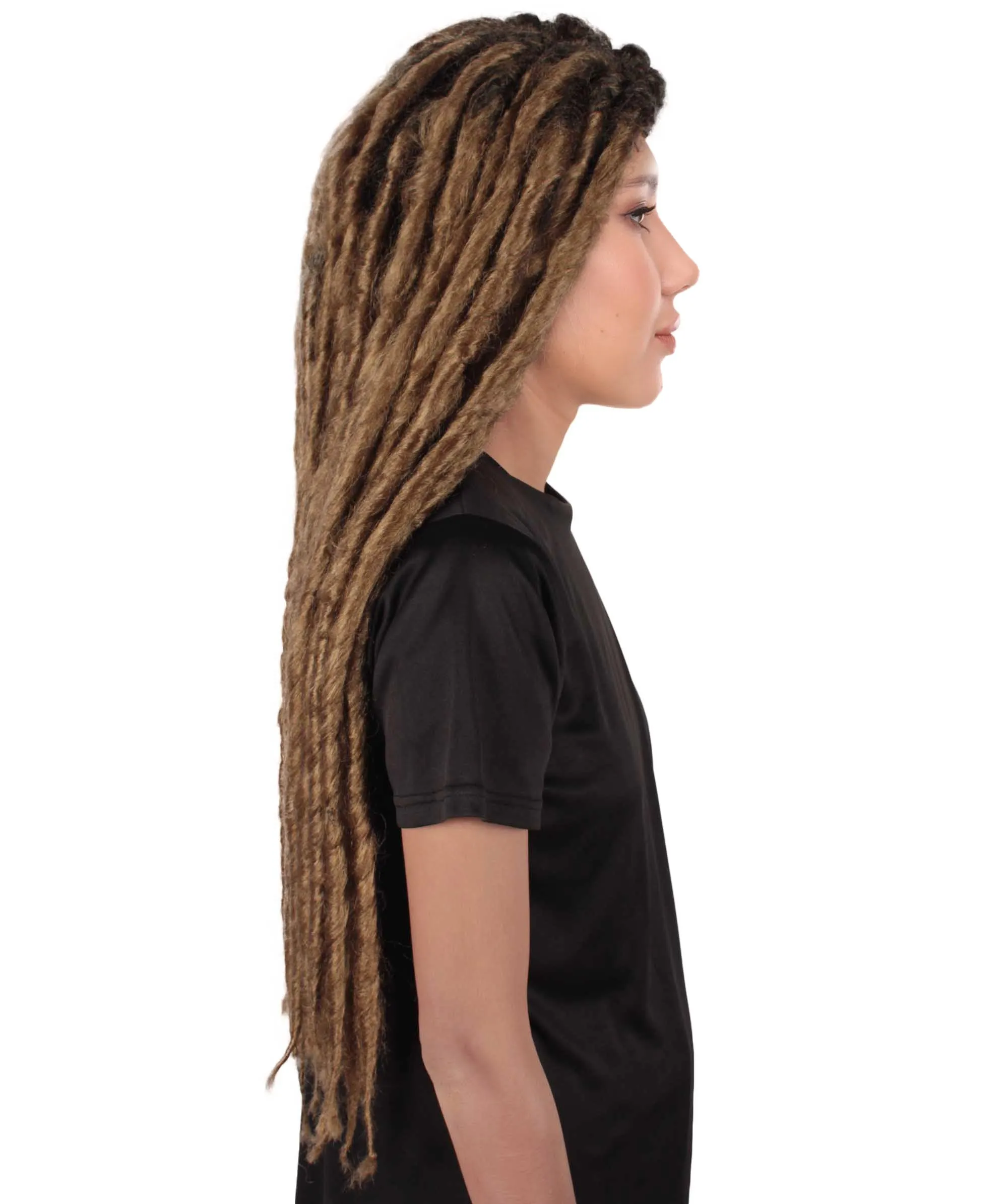 Adult Women's Long Dreadlocks Wig - Multiple Color Options.