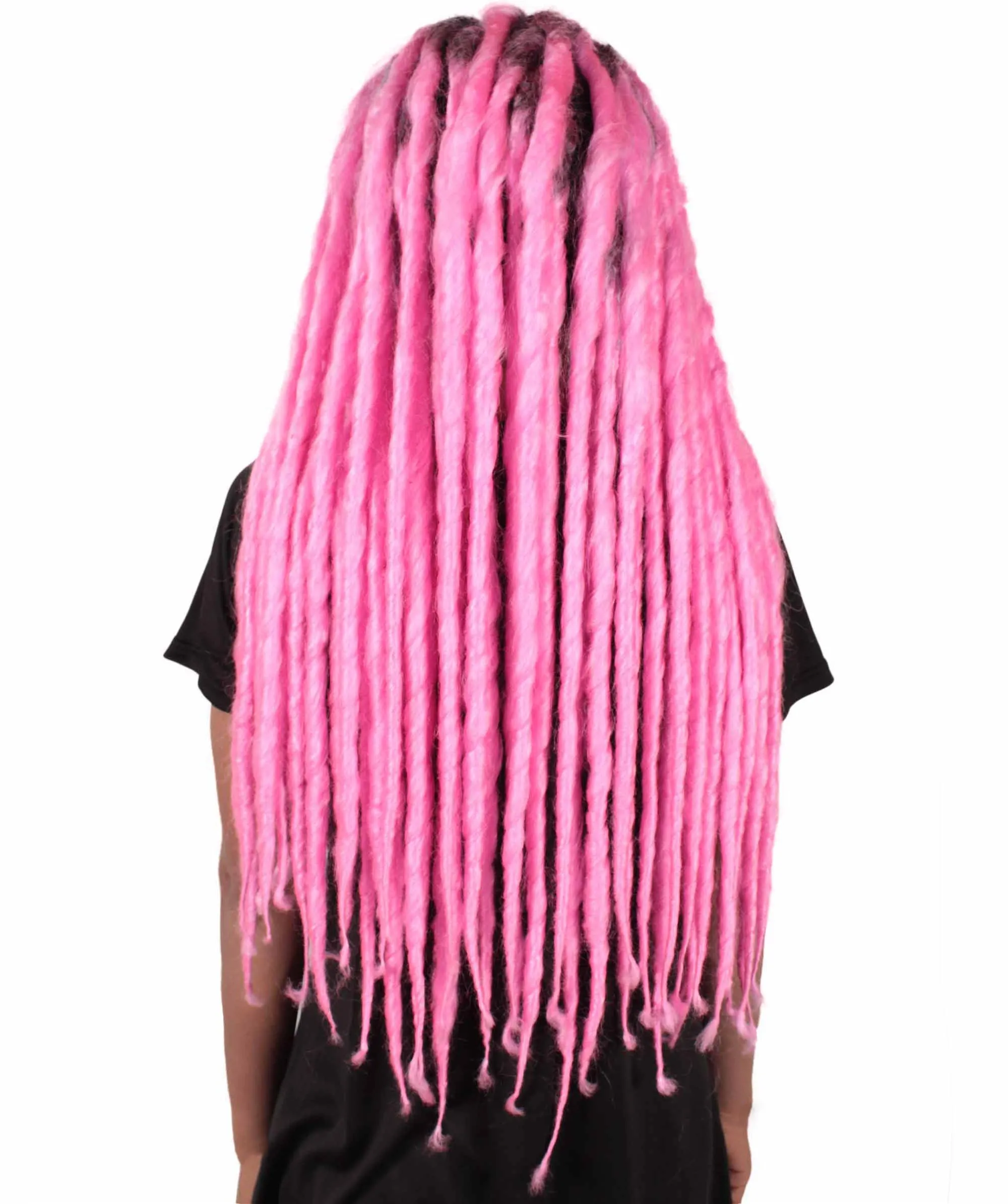 Adult Women's Long Dreadlocks Wig - Multiple Color Options.