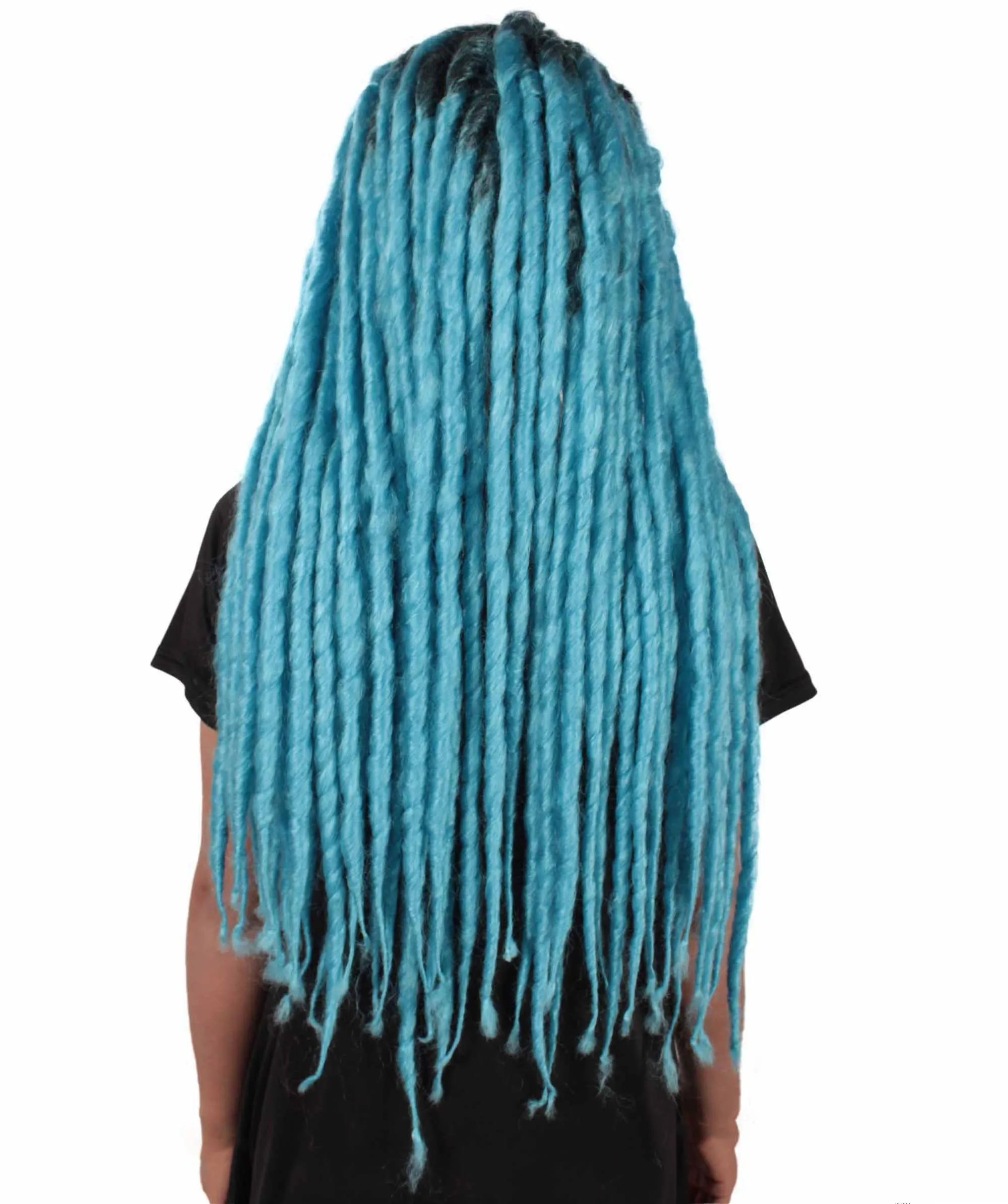 Adult Women's Long Dreadlocks Wig - Multiple Color Options.