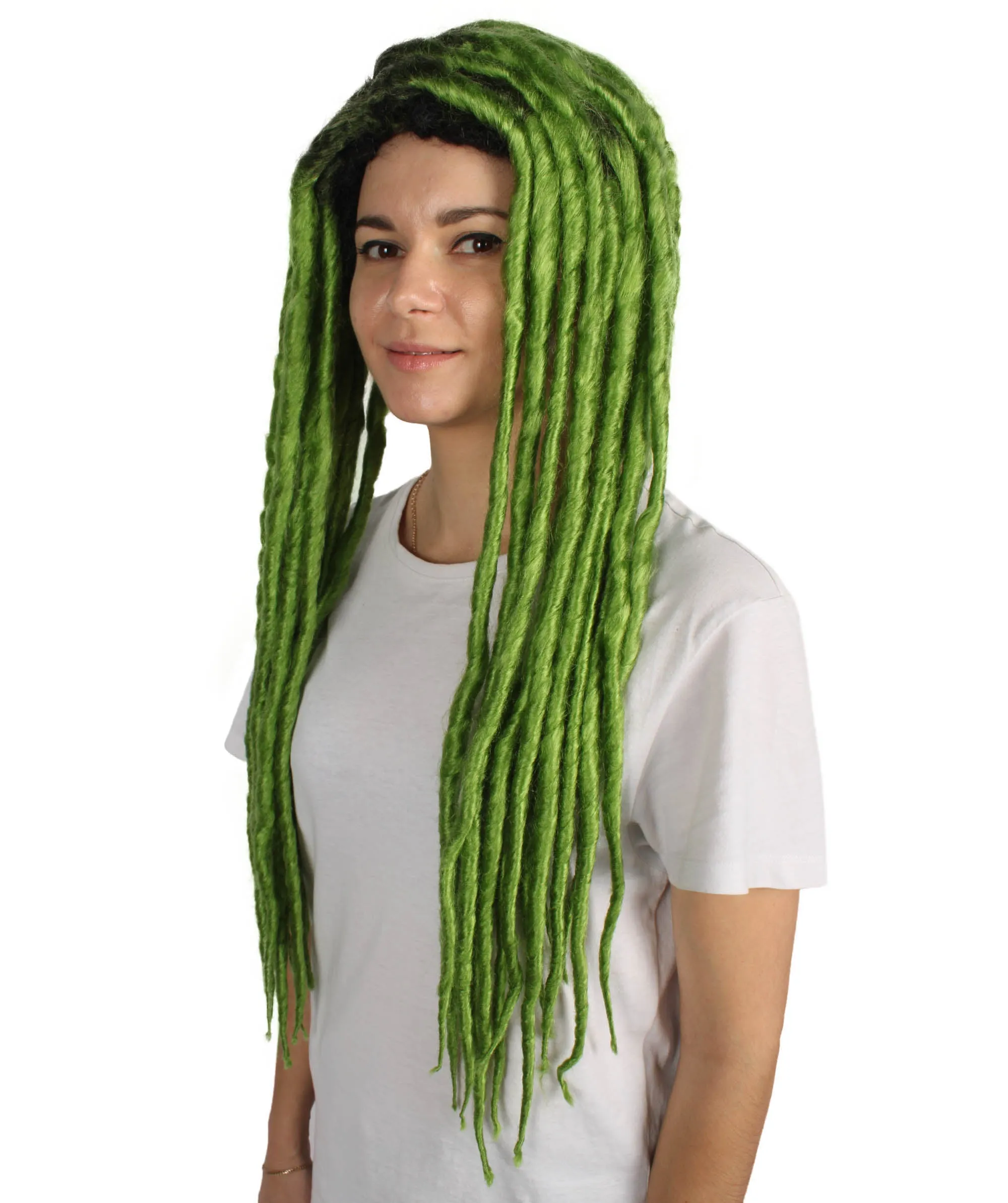 Adult Women's Long Dreadlocks Wig - Multiple Color Options.