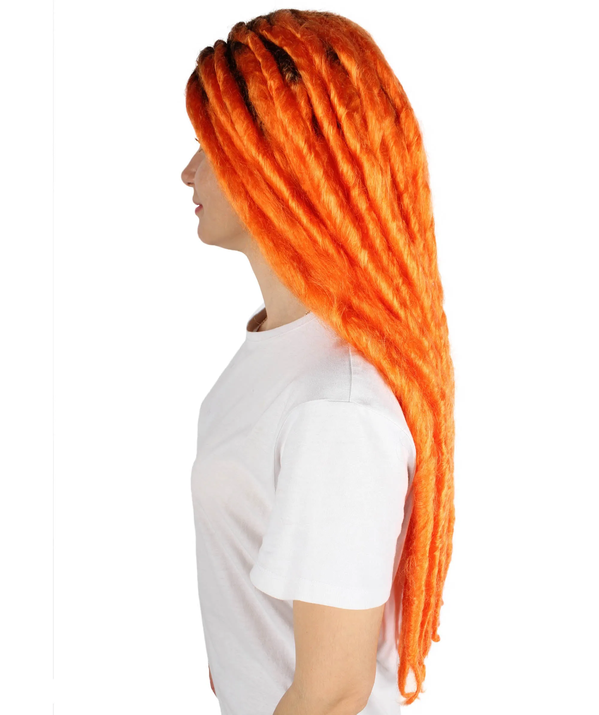 Adult Women's Long Dreadlocks Wig - Multiple Color Options.