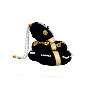 Andal Kondai - 3.25 Inches | Moti Beads Andal Kondai/ Ring Design Hair Bun/ Hair Accessory for Deity