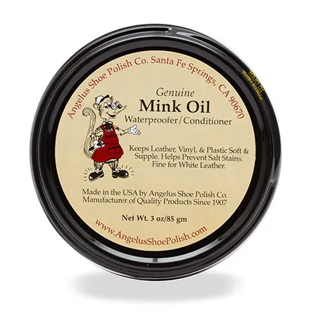 ANGELUS MINK OIL PASTE 3 OZ