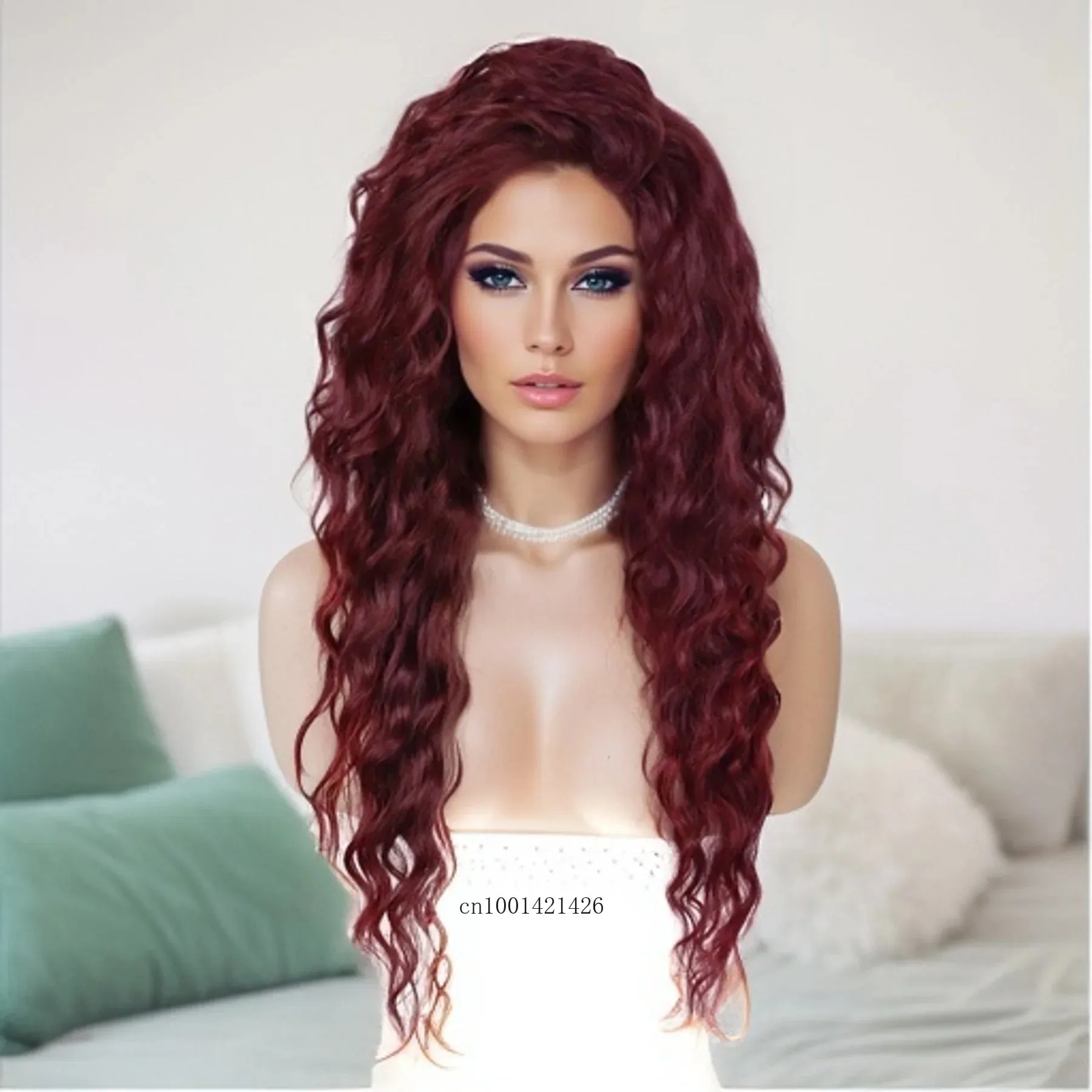 Ash Blonde Wig Synthetic Long Curly Hair Wigs for Women Fluffy Hairstyle Wave Ombre Wig Costume Carnival Party Regular Curly Wig