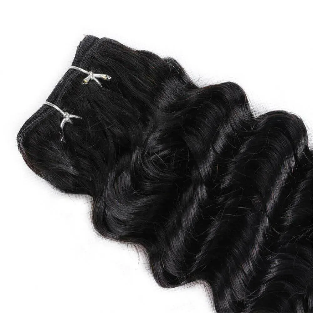 Beumax Double Drawn 12A Grade Deep Wave BUNDLES with CLOSURES &