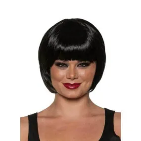 Bob Cut Wig - Black