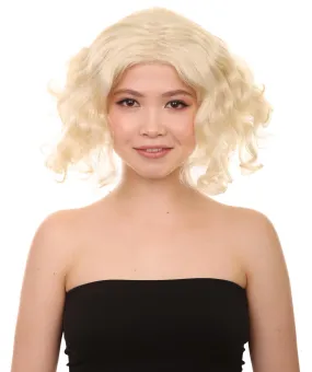 Classic Sexy Womens Wig | Historical Movie Character Cosplay Halloween Wig | Premium Breathable Capless Cap