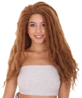 Deluxe Long Dreadlock Womens Wig | Character Cosplay Halloween Wig | Premium Breathable Capless Cap