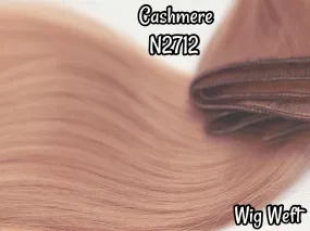 DG Nylon Wig Weft Cashmere N2712 Brown Nylon Weft 30"Wx20"L Doll Hair