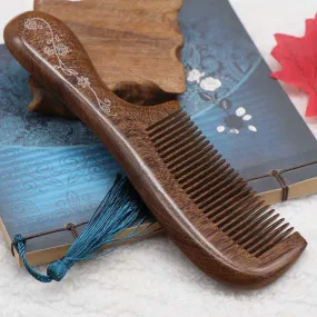 Green Sandalwood Comb