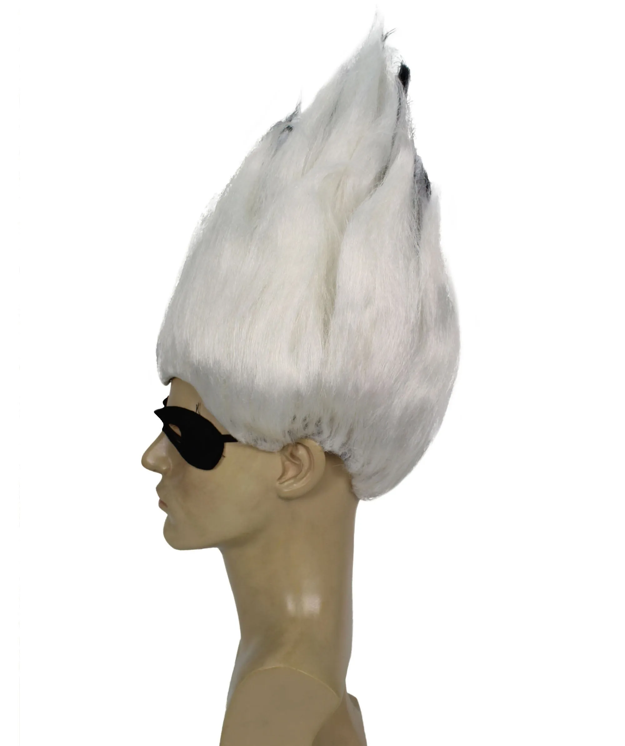 HPO Adult Animated Movie Supervillain Wig I Troll Wig  I Multiple Color Options I Flame-retardant Synthetic Fiber