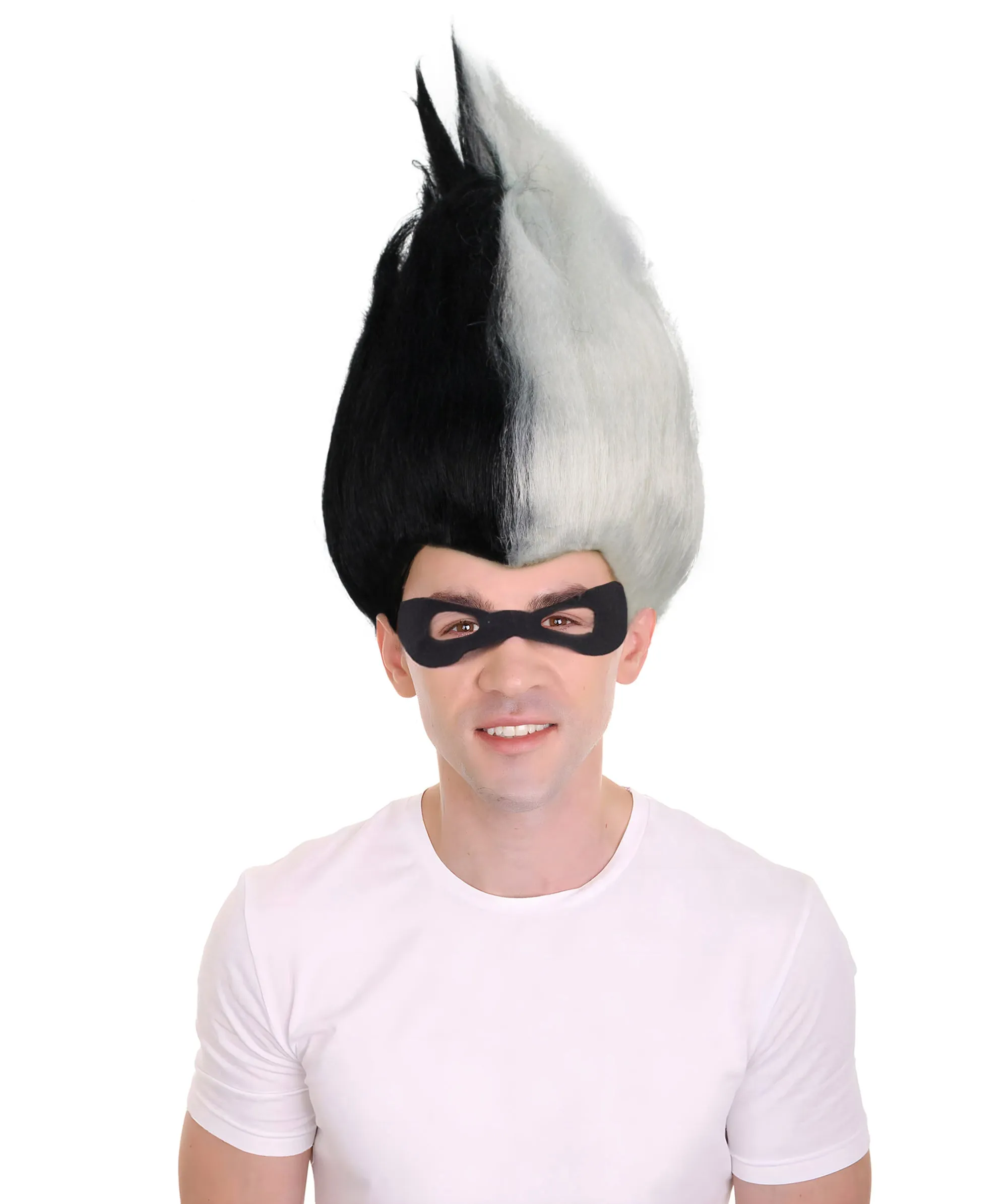 HPO Adult Animated Movie Supervillain Wig I Troll Wig  I Multiple Color Options I Flame-retardant Synthetic Fiber