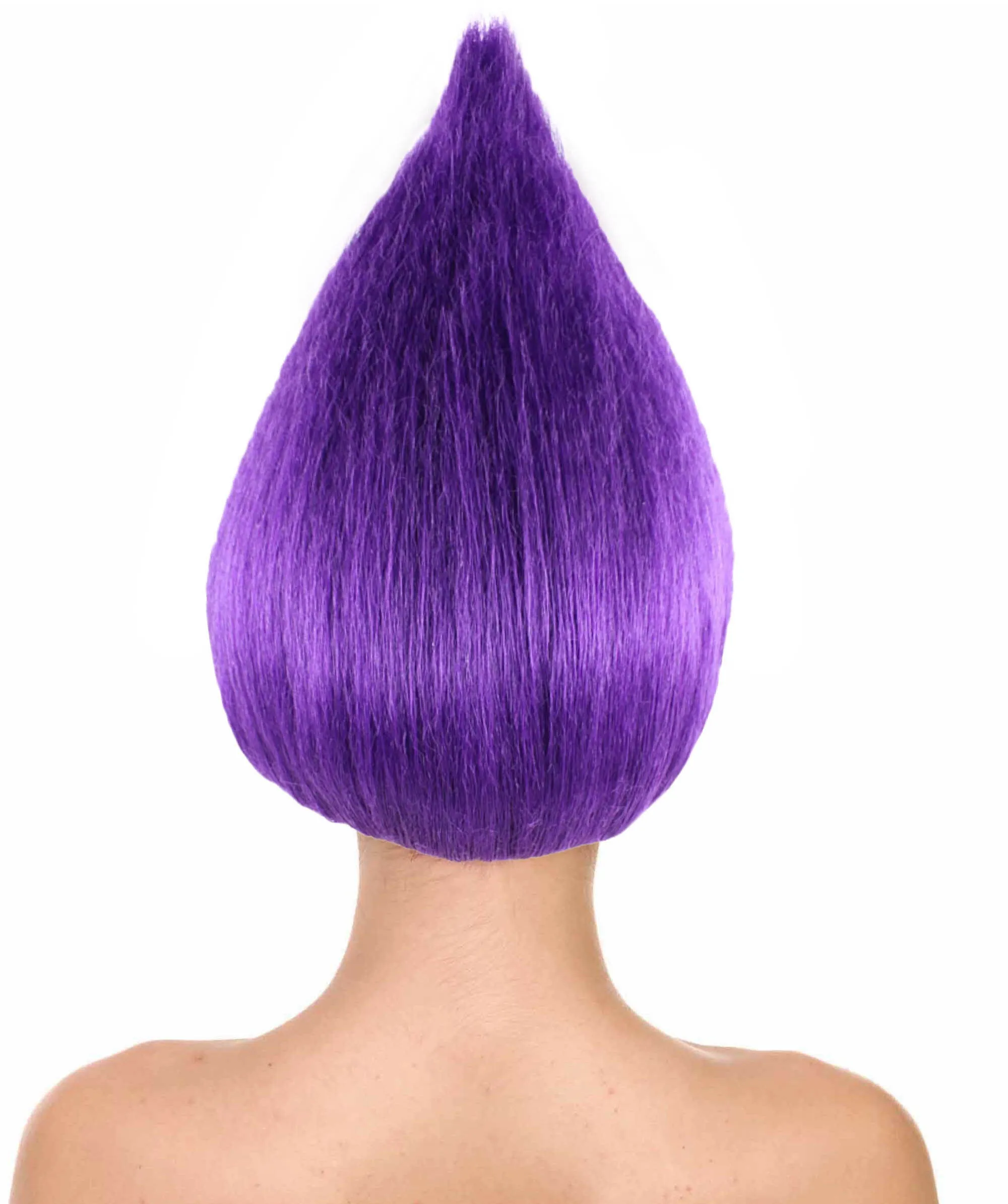 Hpo Adult Unisex Purple Straight Trolls Wig I Halloween Cosplay Party Fancy Dress Costume Wig I Flame-retardent synthetic fiber