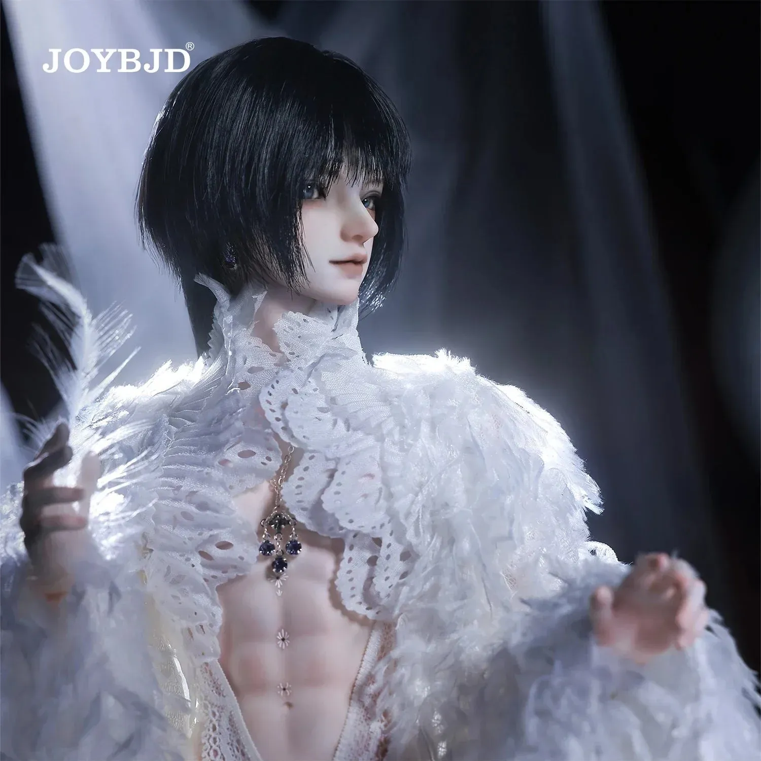 Joybfj Feather Darkne Doll - 1/4 BJD Male with Bai Lang Body & Animal's Feet