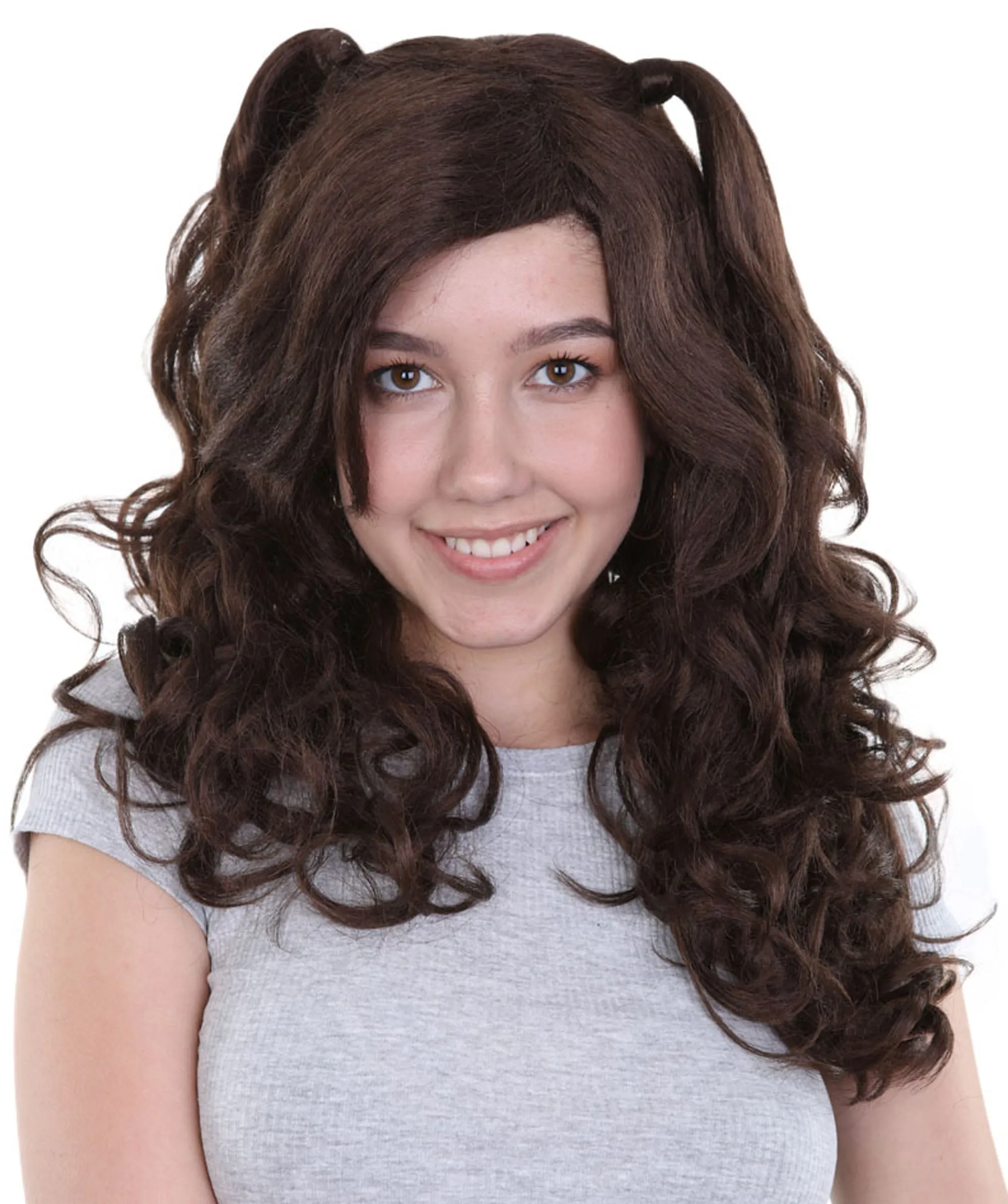 Jubilee Womens Wig | Dark Auburn Party Ready Fancy Cosplay Wig | Premium Breathable Capless Cap