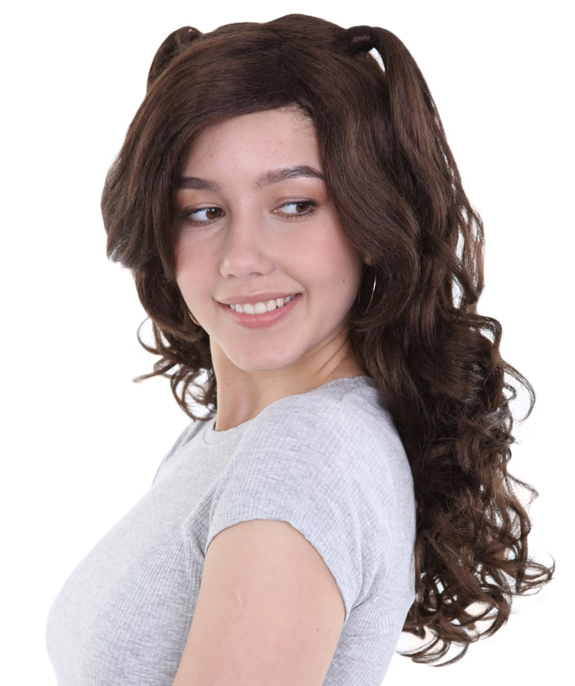 Jubilee Womens Wig | Dark Auburn Party Ready Fancy Cosplay Wig | Premium Breathable Capless Cap