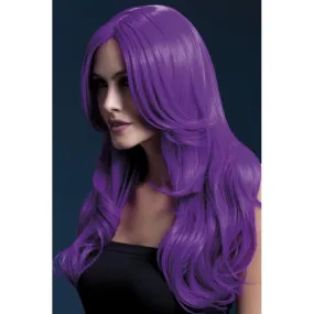 Khloe Long Wave Wig - Neon Purple