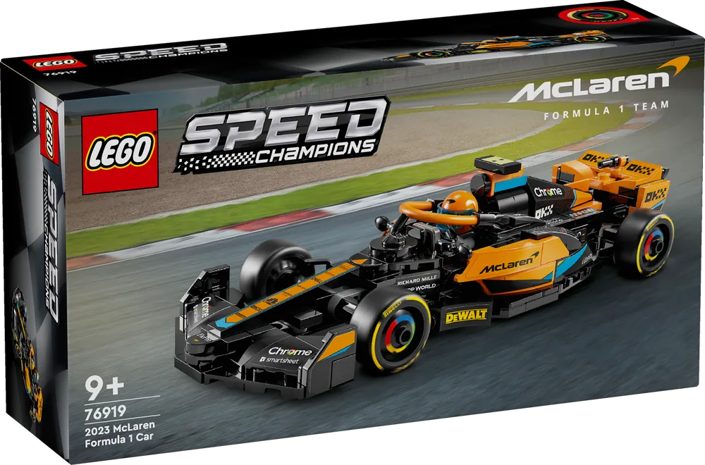 LEGO Speed Champions 2023 McLaren Formula 1 Race Car 76919