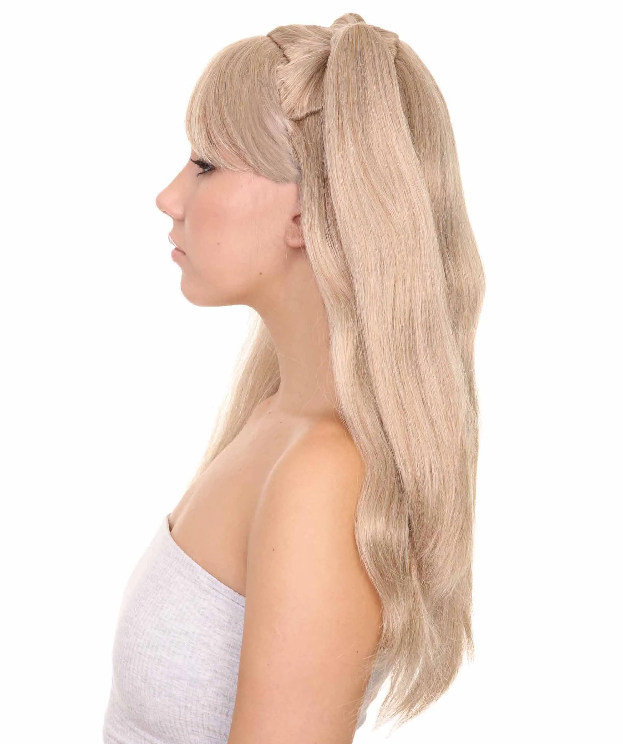 Lolita Cosplay Women’s Wig | Long Blonde Pigtails Character Wig | Premium Breathable Capless Cap