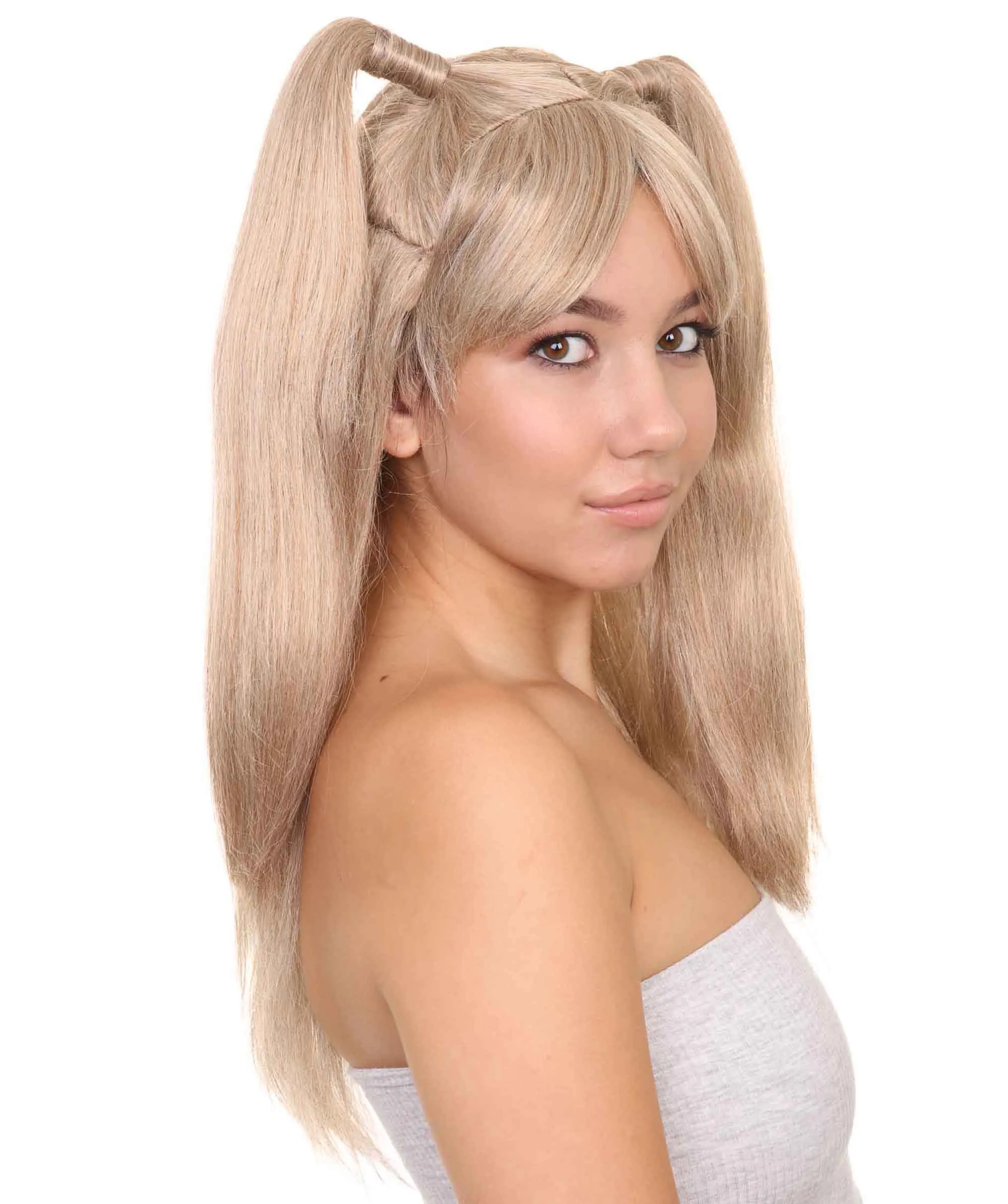 Lolita Cosplay Women’s Wig | Long Blonde Pigtails Character Wig | Premium Breathable Capless Cap