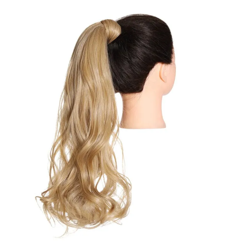 Long Straight and Kinky Curly Wrap Around Clip-In Ponytail Hair Extension