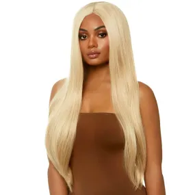 Long Straight Centre Part Wig - Blonde - Leg Avenue