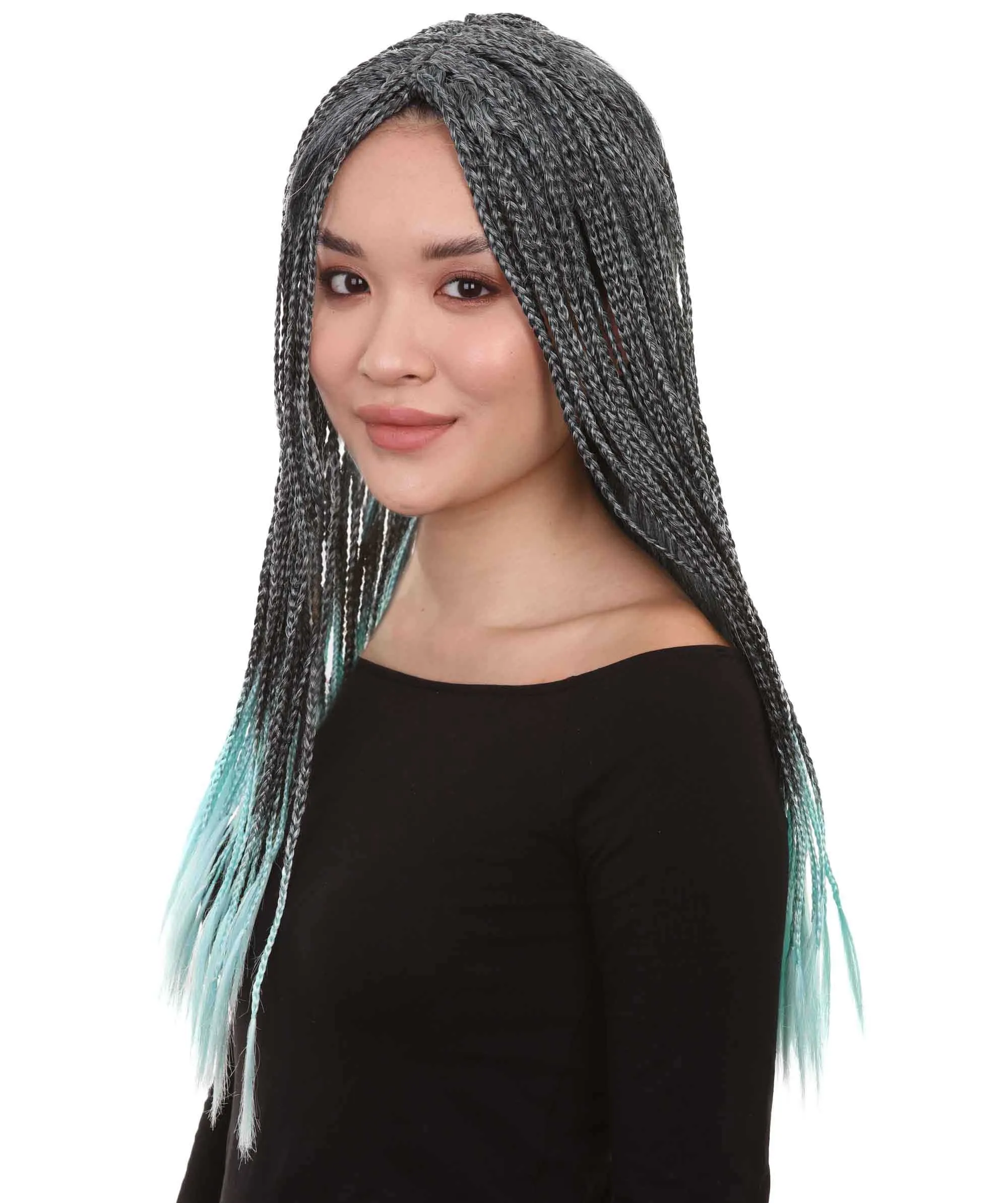 Long Women Braid Cosplay Wig | Premium Breathable Capless Cap