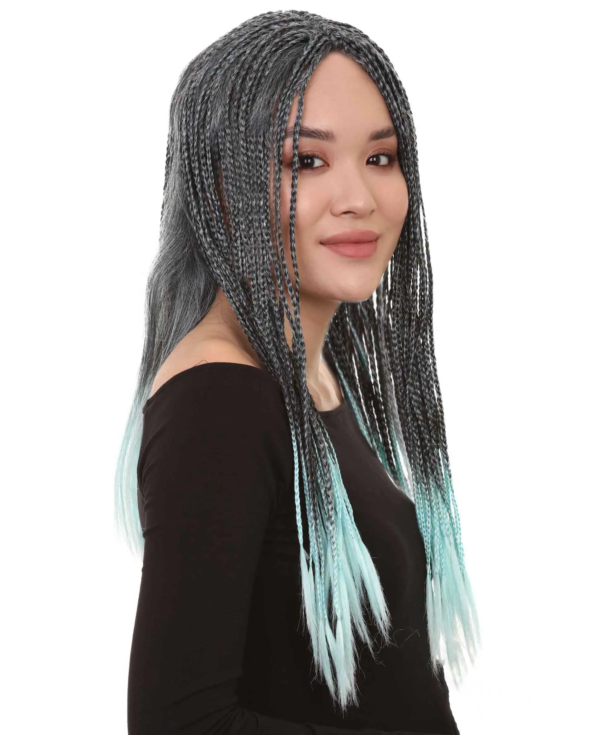 Long Women Braid Cosplay Wig | Premium Breathable Capless Cap