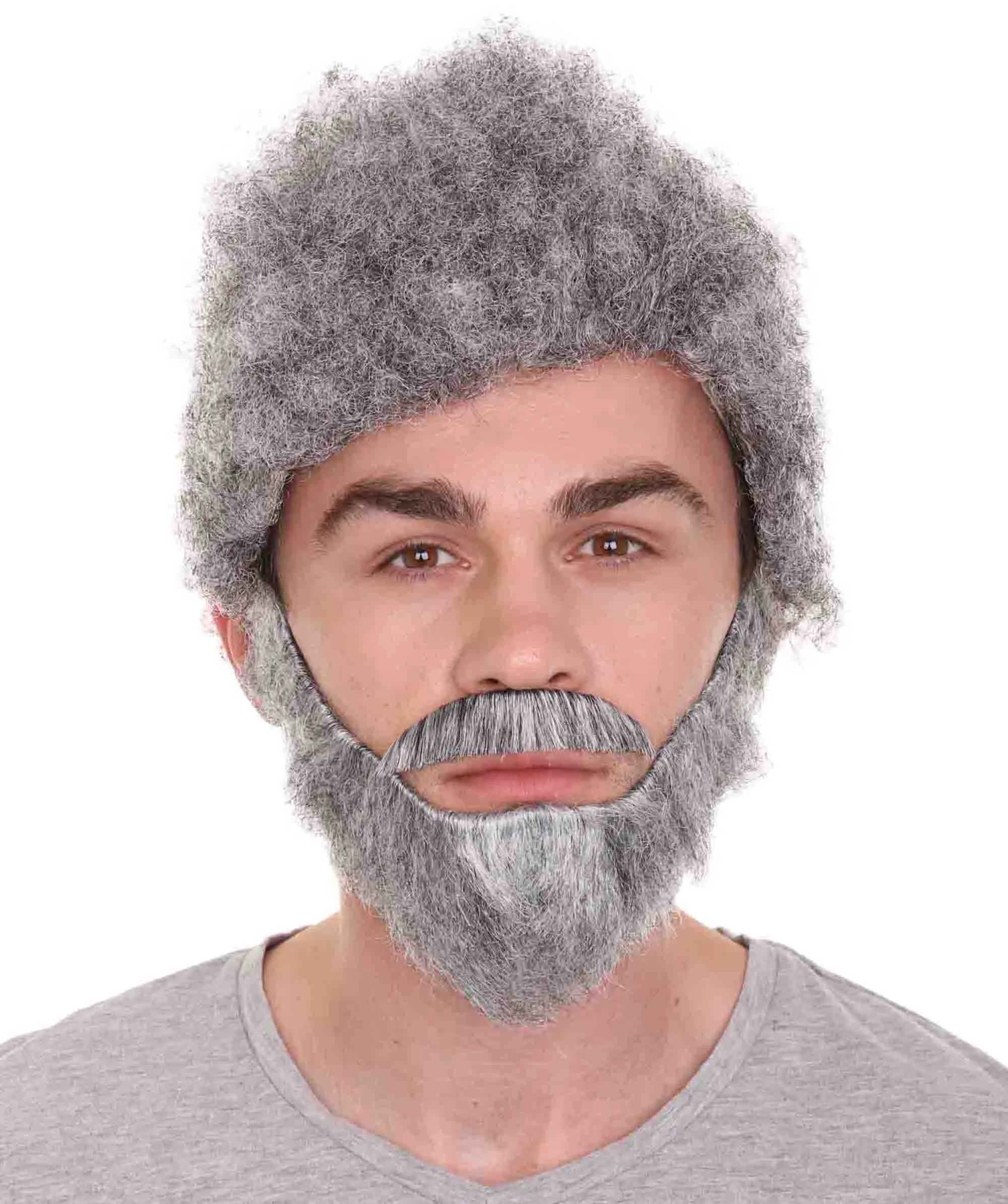 Men's Psychological superhero movie wig | Grey Wigs | Premium Breathable Capless Cap