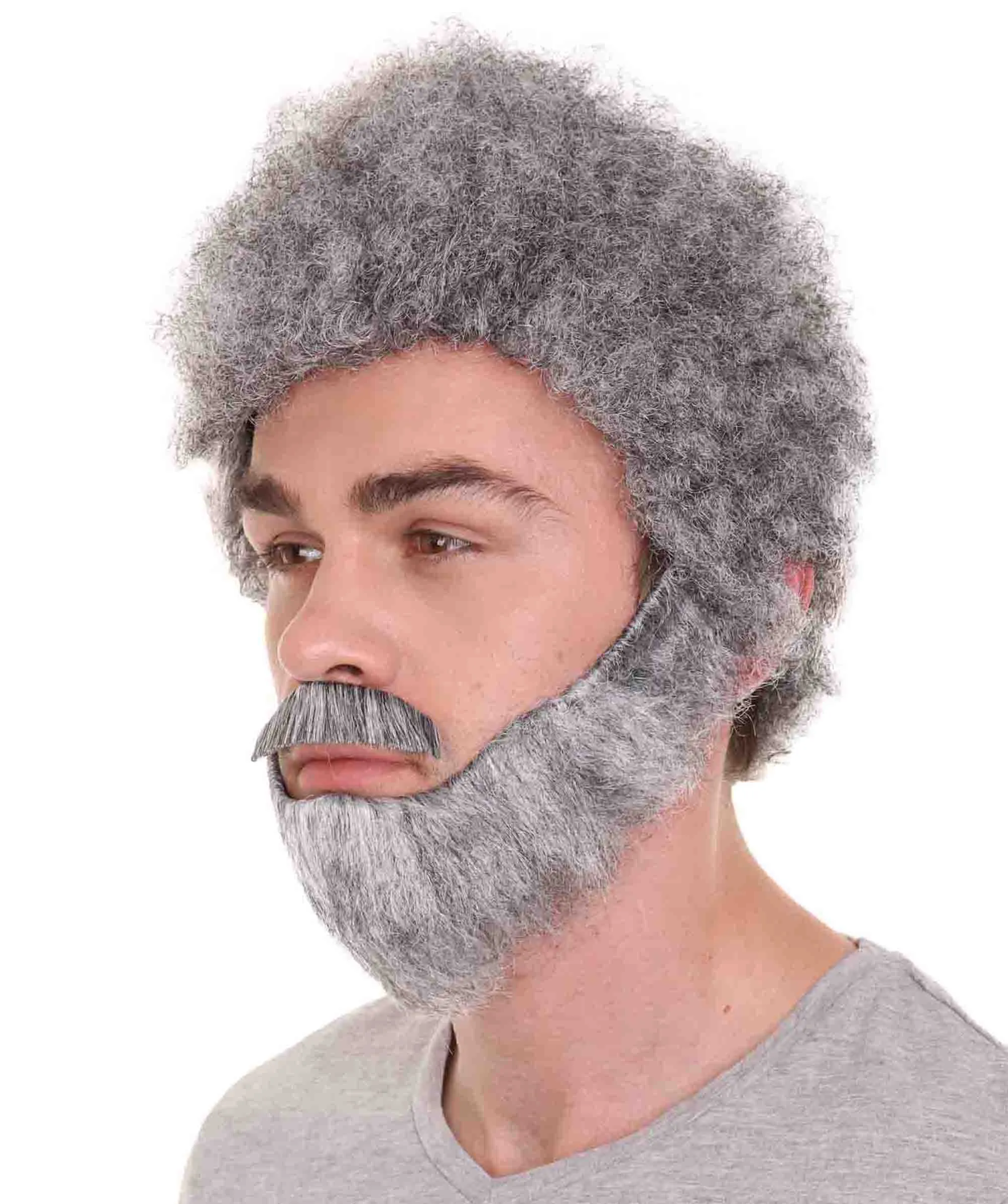 Men's Psychological superhero movie wig | Grey Wigs | Premium Breathable Capless Cap