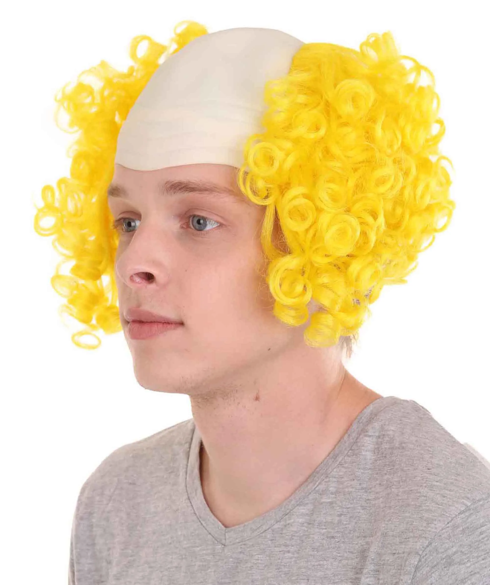 Men's Scary Bald Clown Curly Wigs Collection |  Cosplay Halloween Wigs