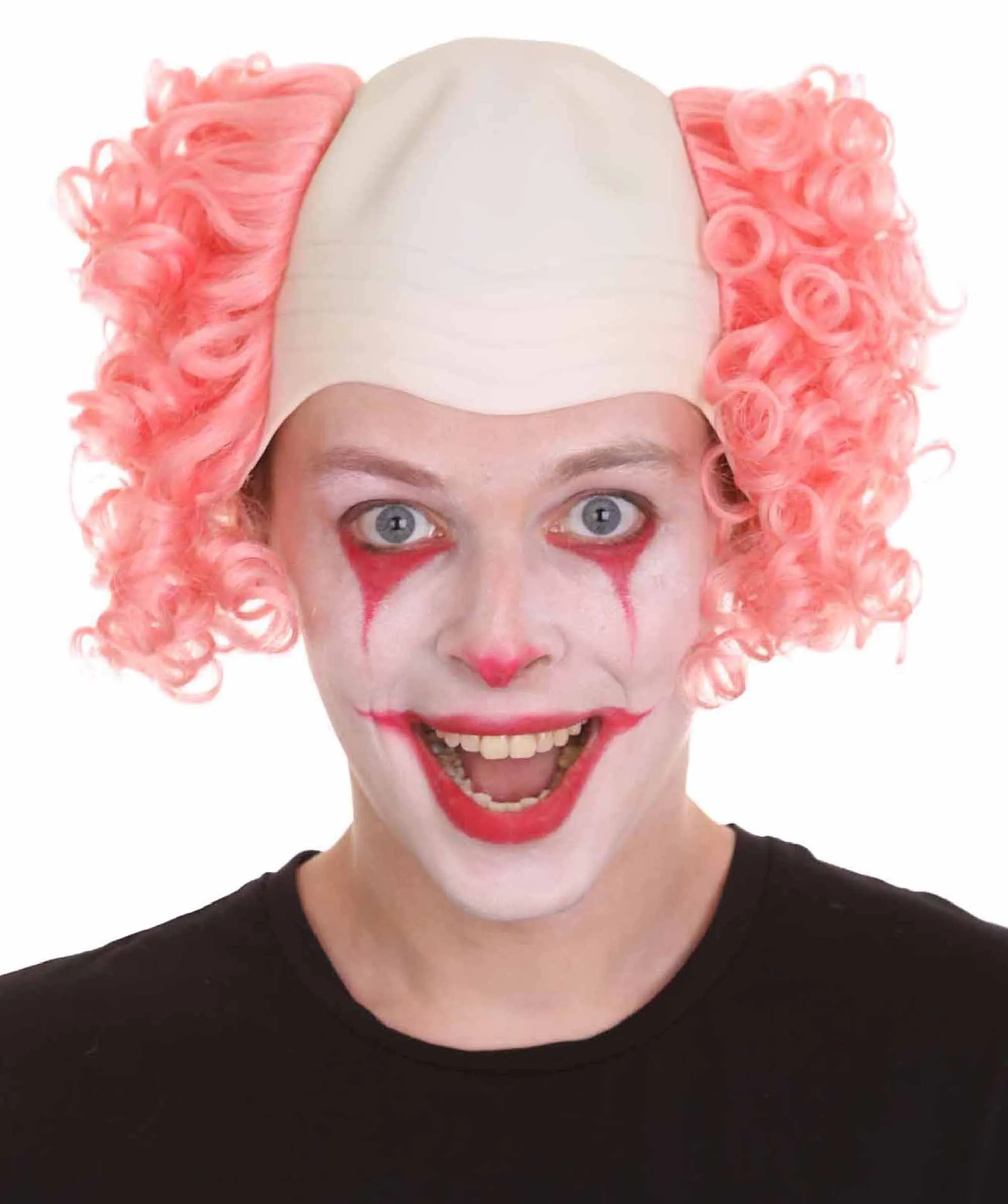 Men's Scary Bald Clown Curly Wigs Collection |  Cosplay Halloween Wigs