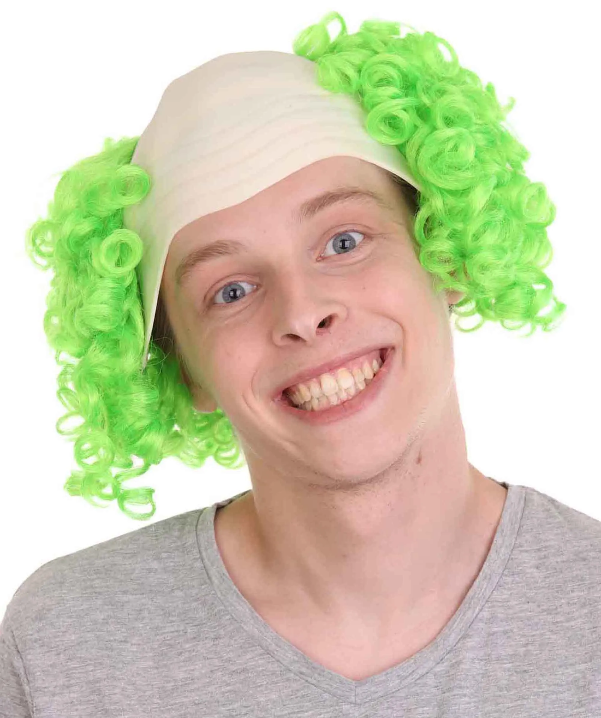 Men's Scary Bald Clown Curly Wigs Collection |  Cosplay Halloween Wigs