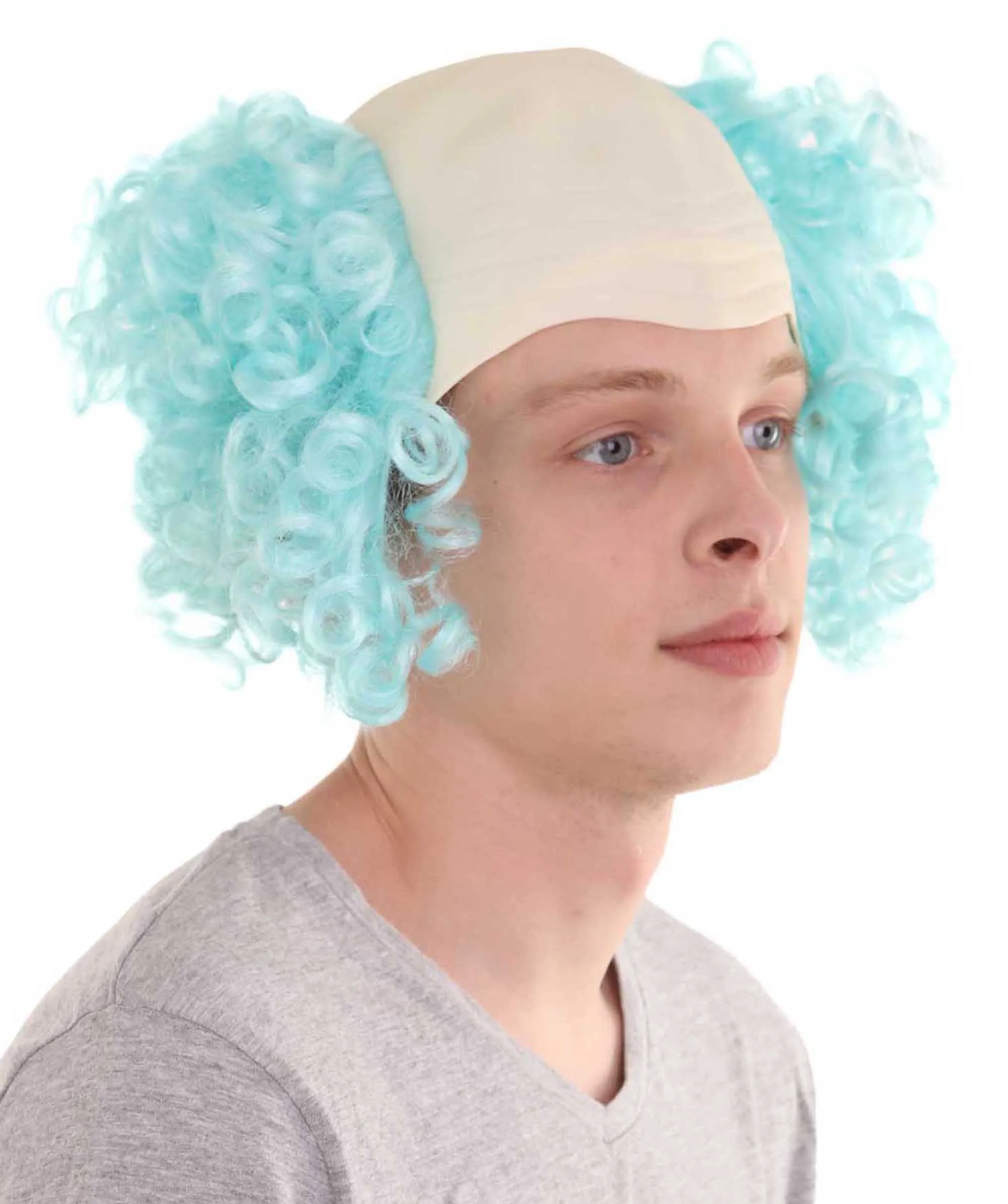 Men's Scary Bald Clown Curly Wigs Collection |  Cosplay Halloween Wigs