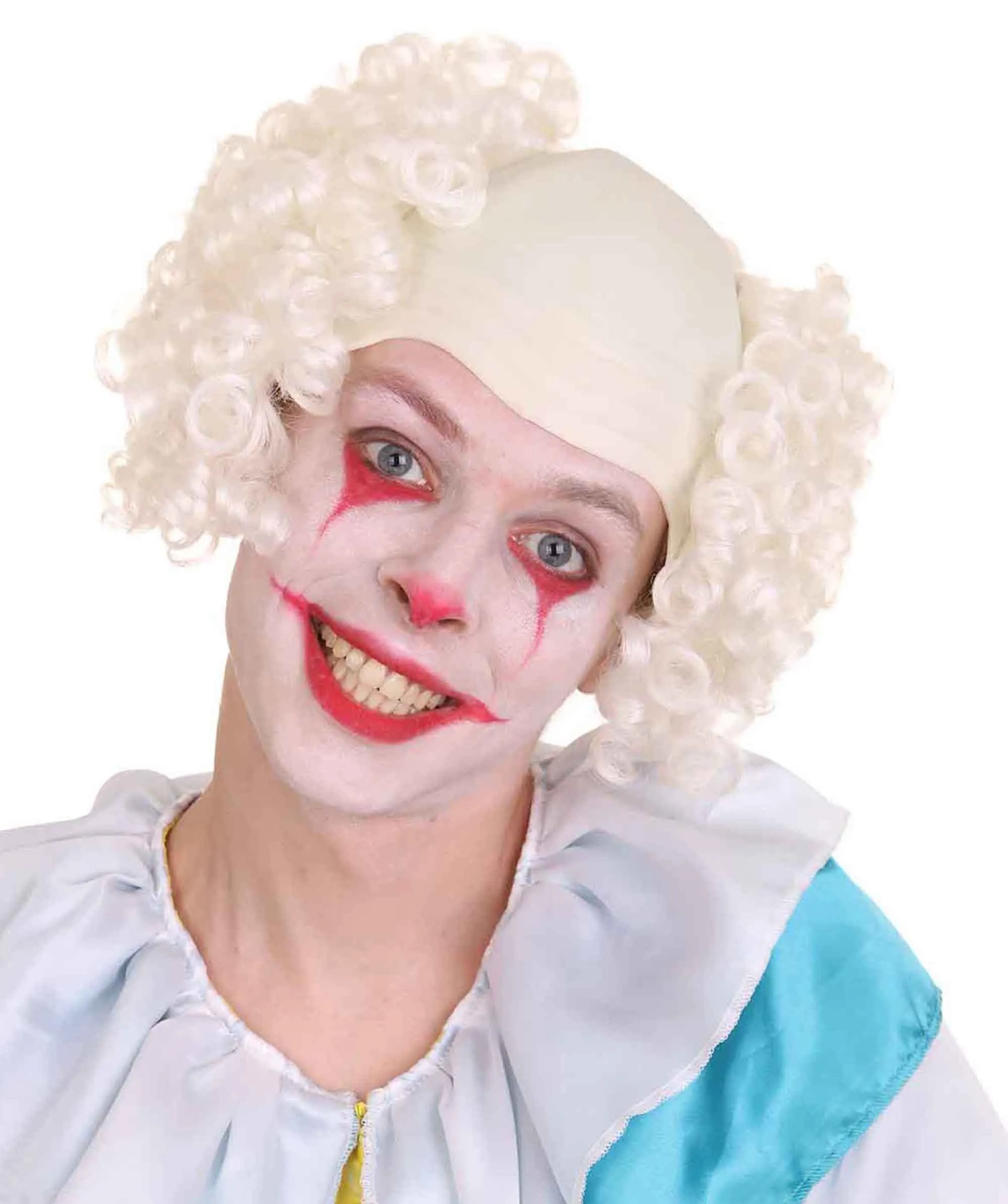 Men's Scary Bald Clown Curly Wigs Collection |  Cosplay Halloween Wigs