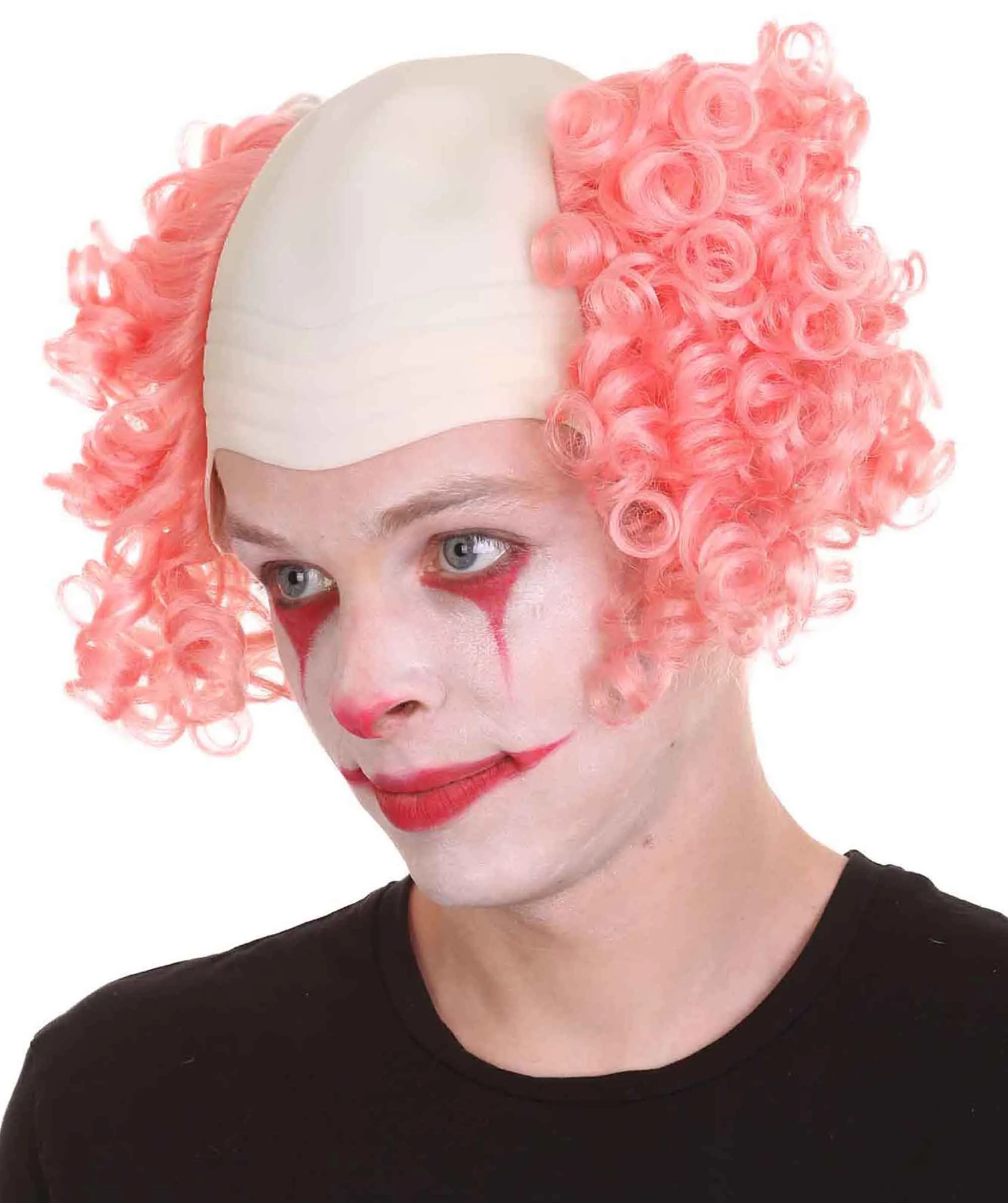 Men's Scary Bald Clown Curly Wigs Collection |  Cosplay Halloween Wigs