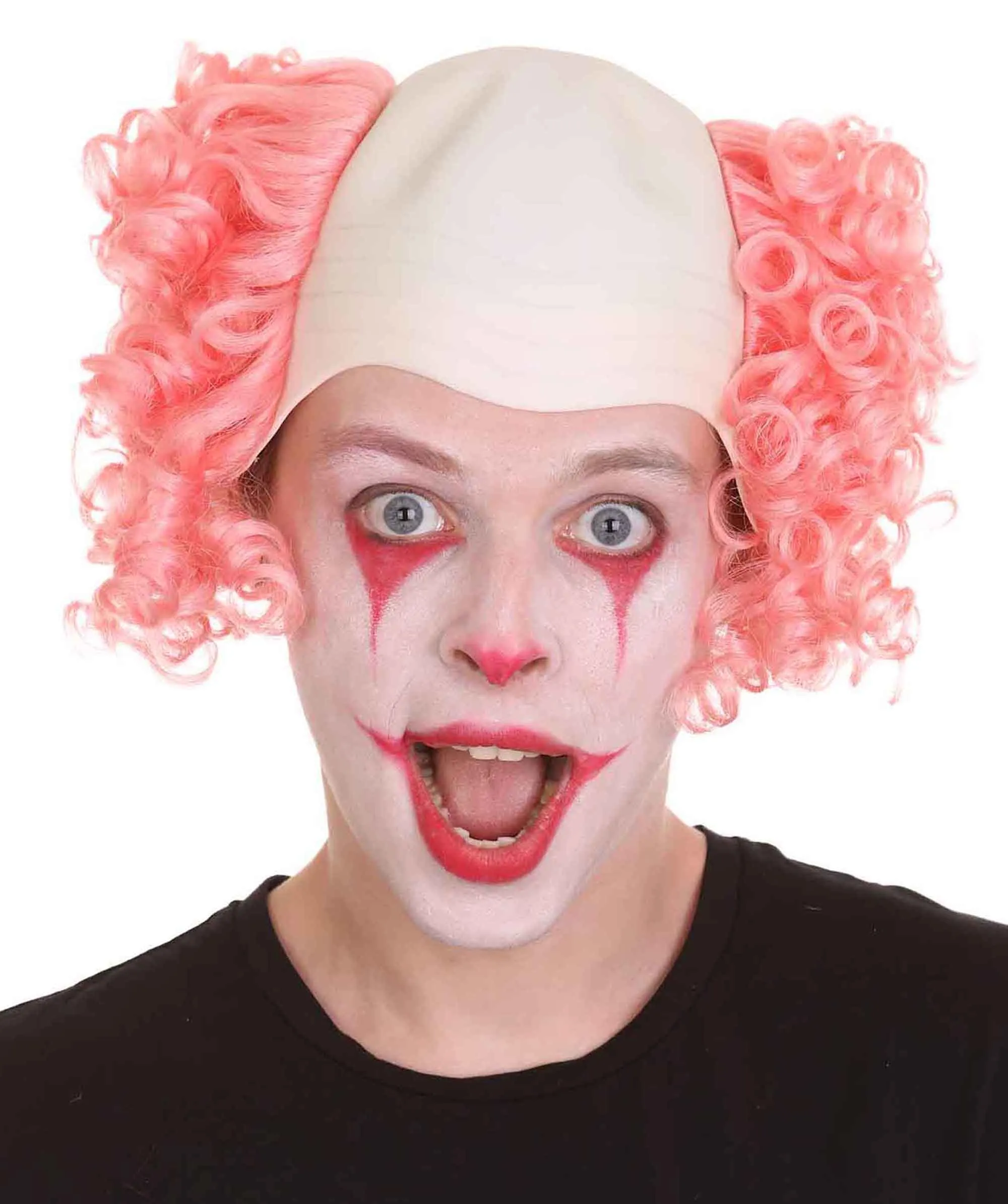 Men's Scary Bald Clown Curly Wigs Collection |  Cosplay Halloween Wigs