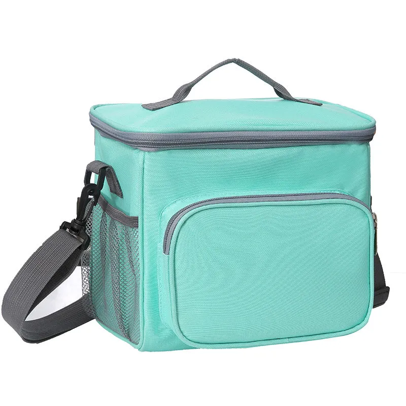 Oxford cloth insulated bag picnic lunch cold lunch box bag large capacity fresh ice pack insulated bag