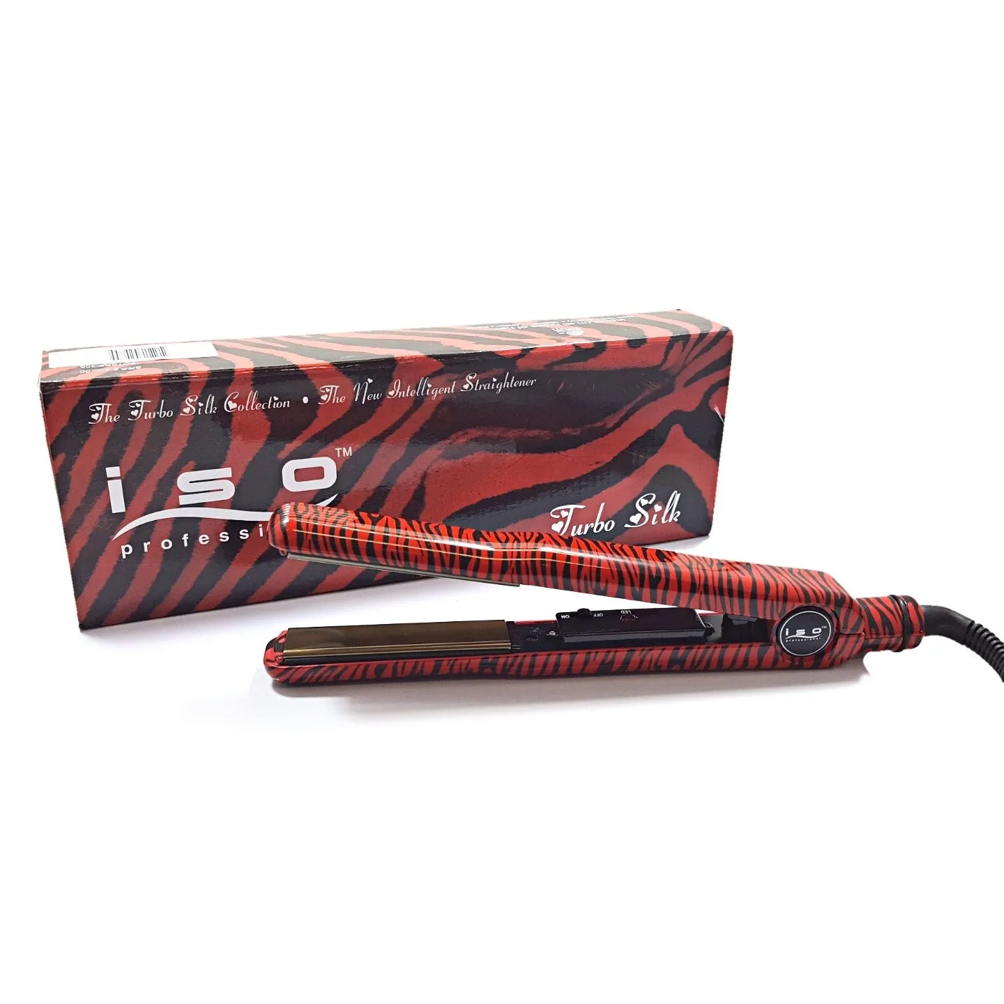 Red Zebra 1" Turbo Silk | Flat Iron