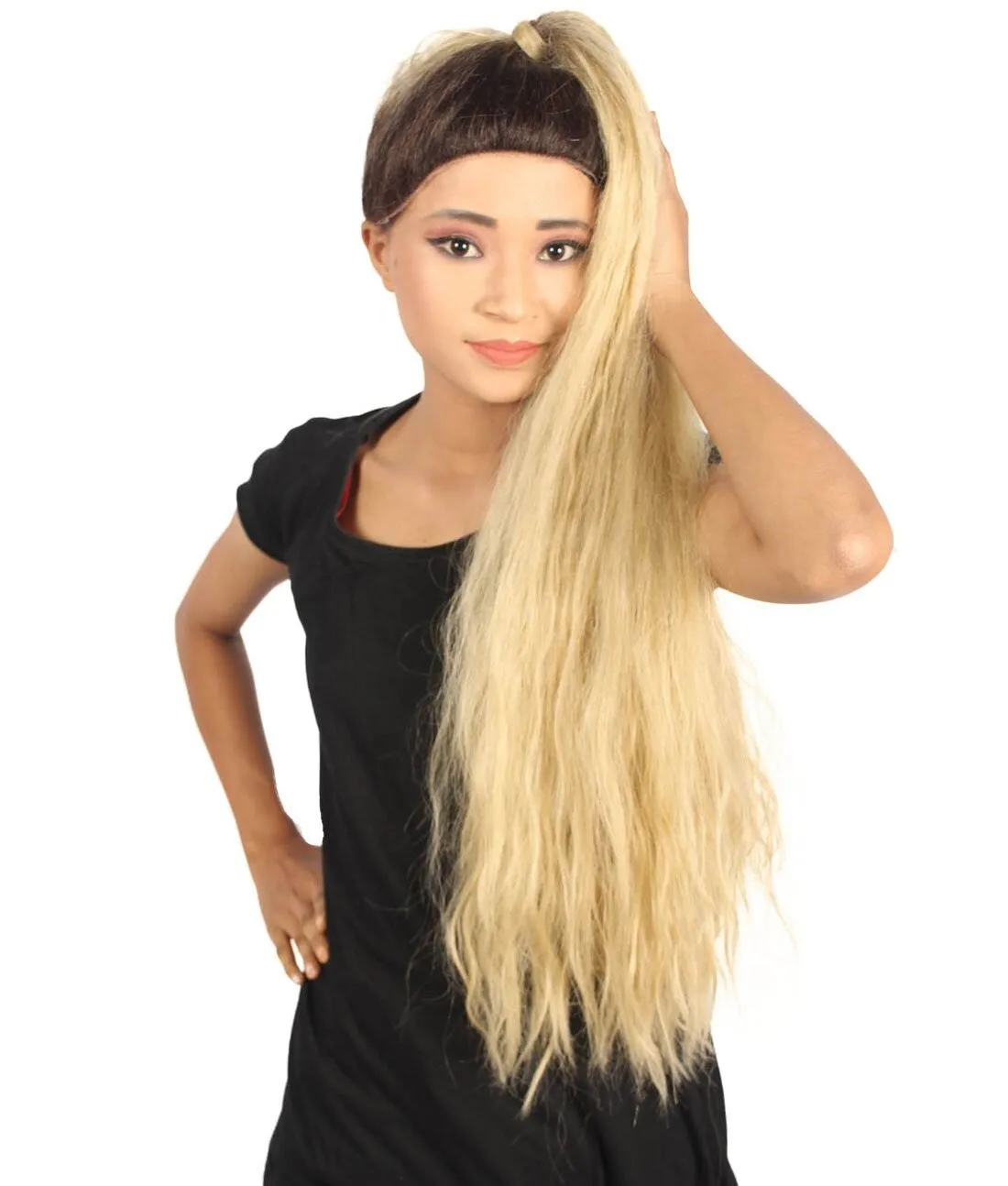 Rosie Women's Long Lace Front Straight Wavy Buns Hair - Adult Fashion Wigs | Nunique | Nunique